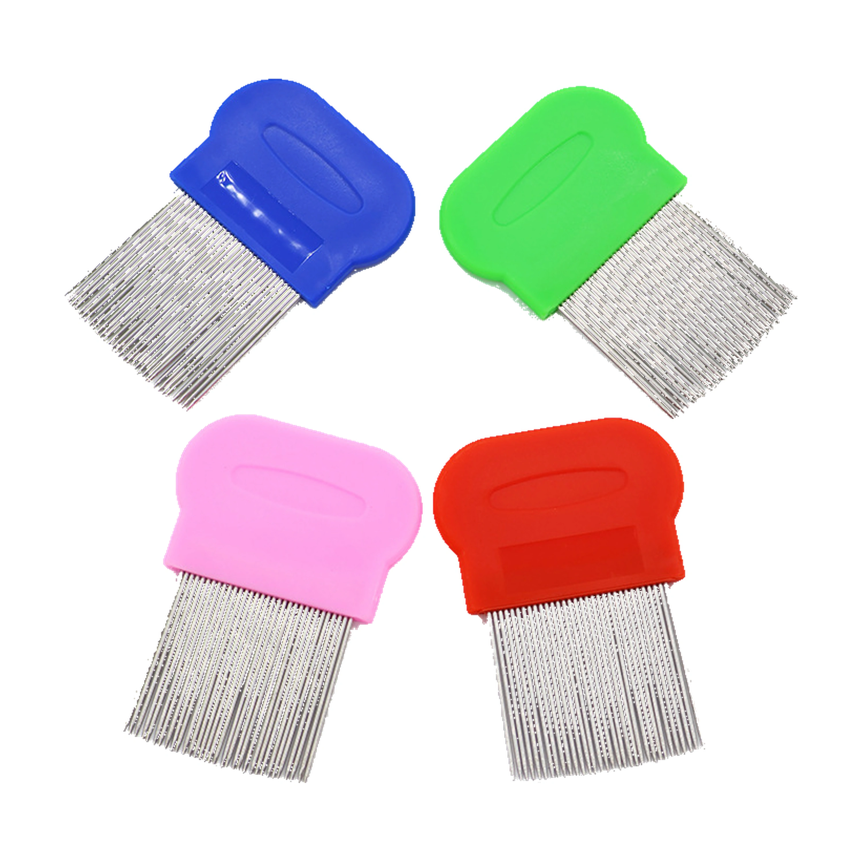 8*6cm Peine para Mascotas PP+Acero Inoxidable Surtido image 2
