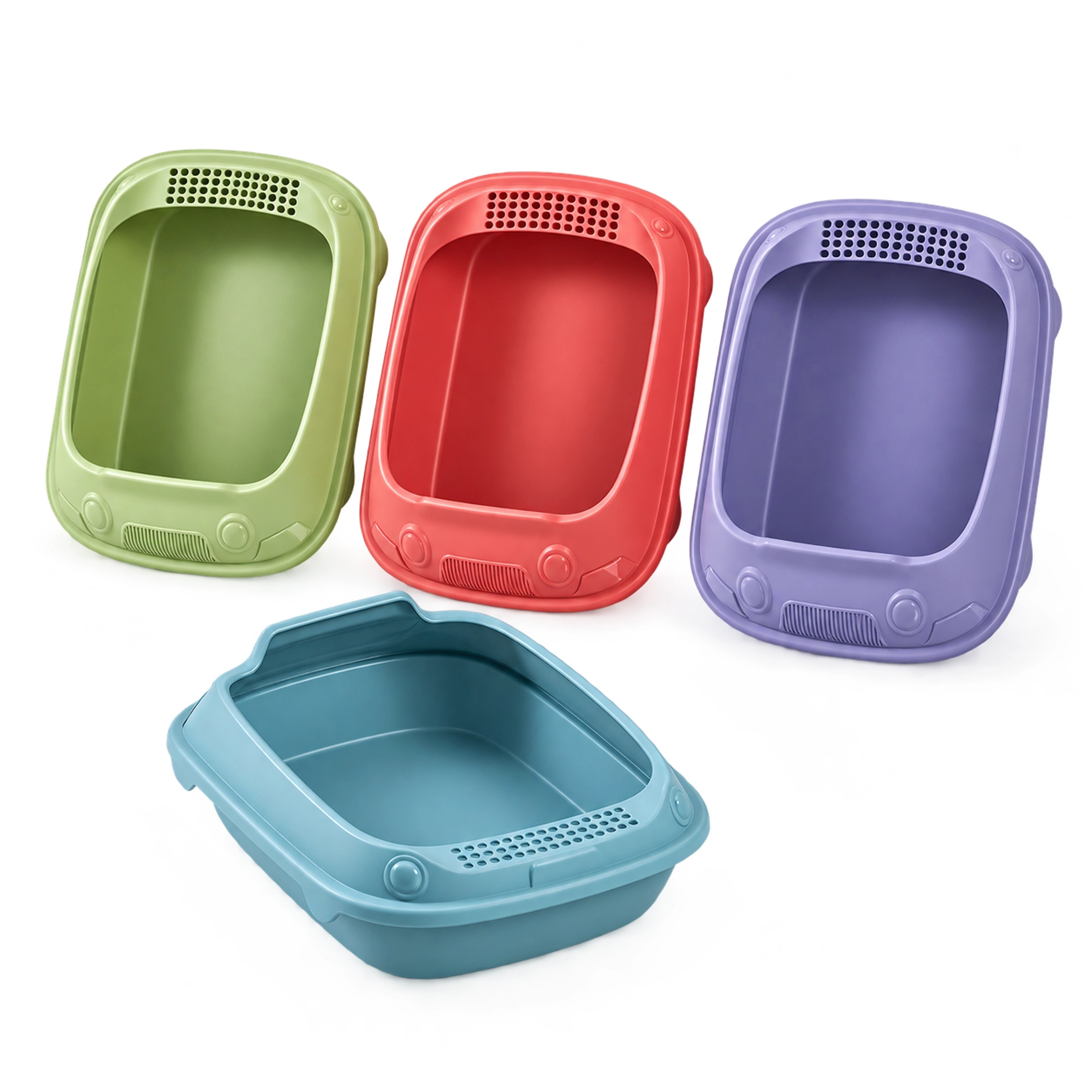 Caja de arena para gatos de PP varias medidas multicolor