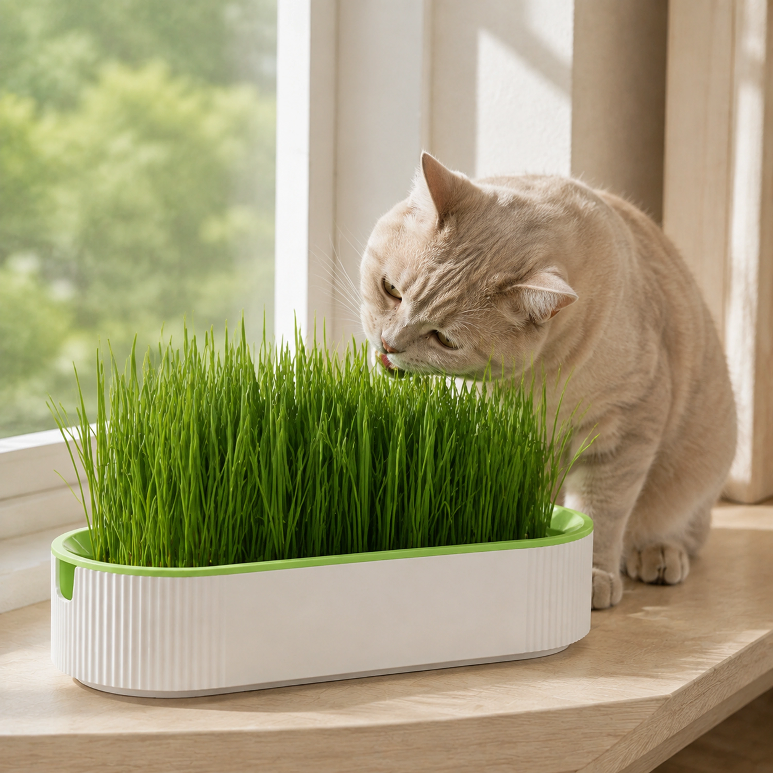 Bandeja para Hierba de Gato 21×9.2×4.5cm Plástico