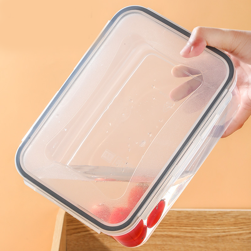 Caja de Almacenamiento 2500ml de PP Transparente Hermética