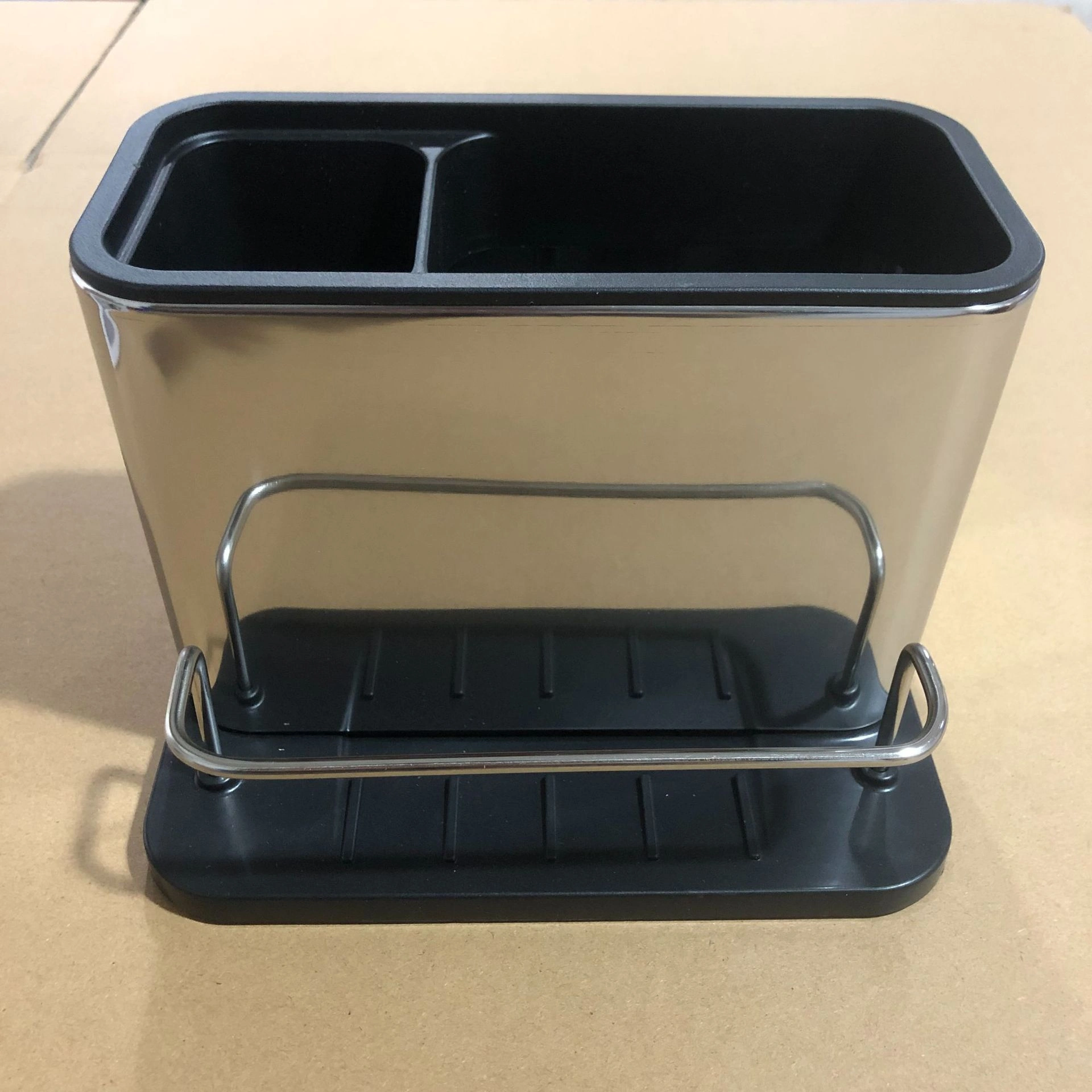 Caja Organizadora de Baño 18 × 12.8 × 12.8 cm de Acero Inoxidable para Baño
