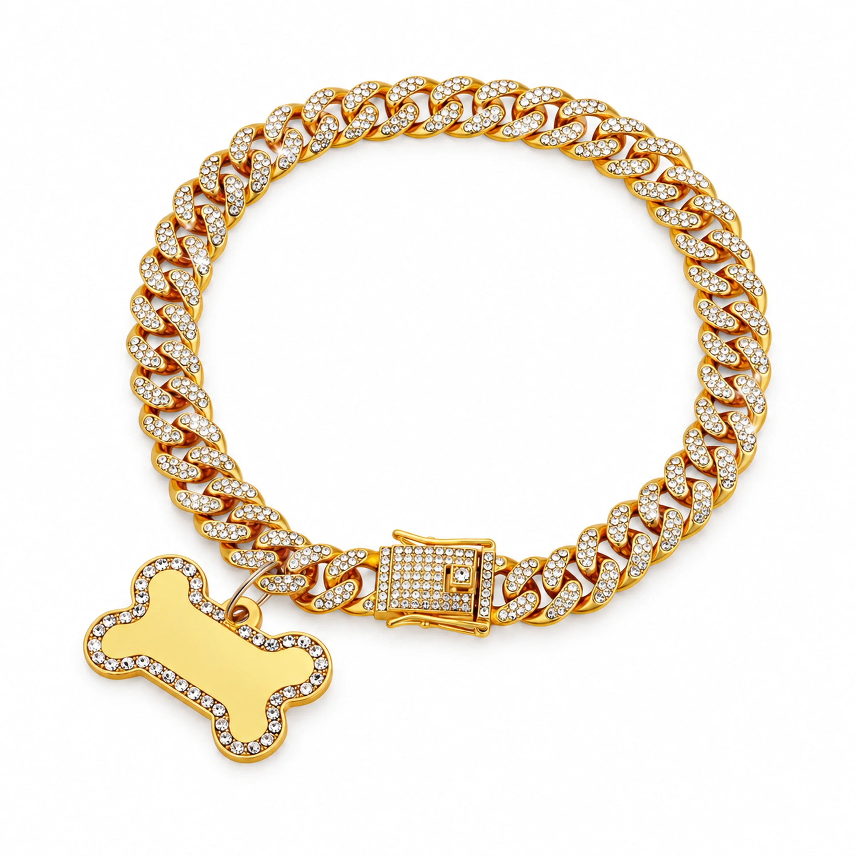 60cm Collar para Mascotas Hierro
