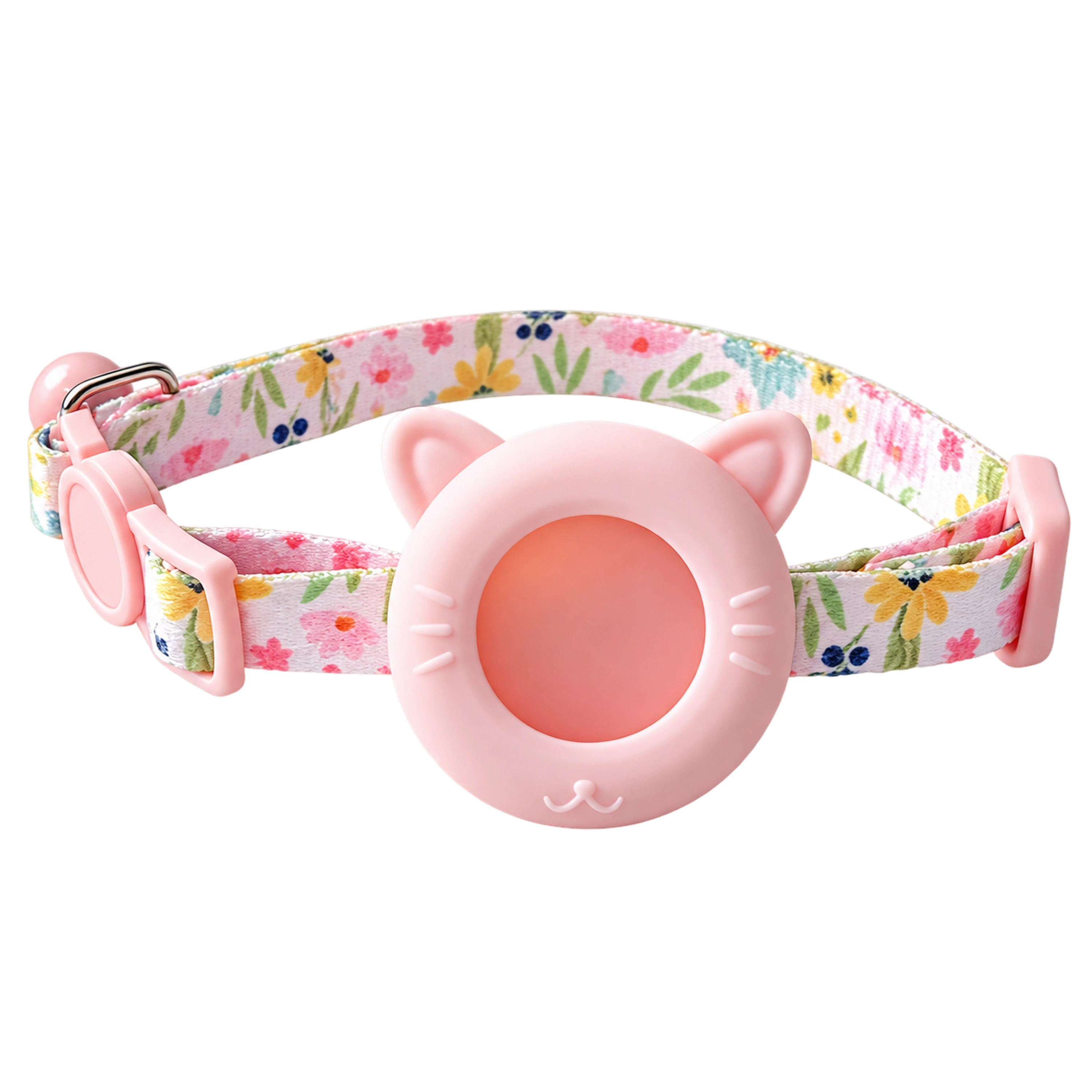 Collar con AirTag para gatos 25x1x2cm de poliéster y plástico antipérdida