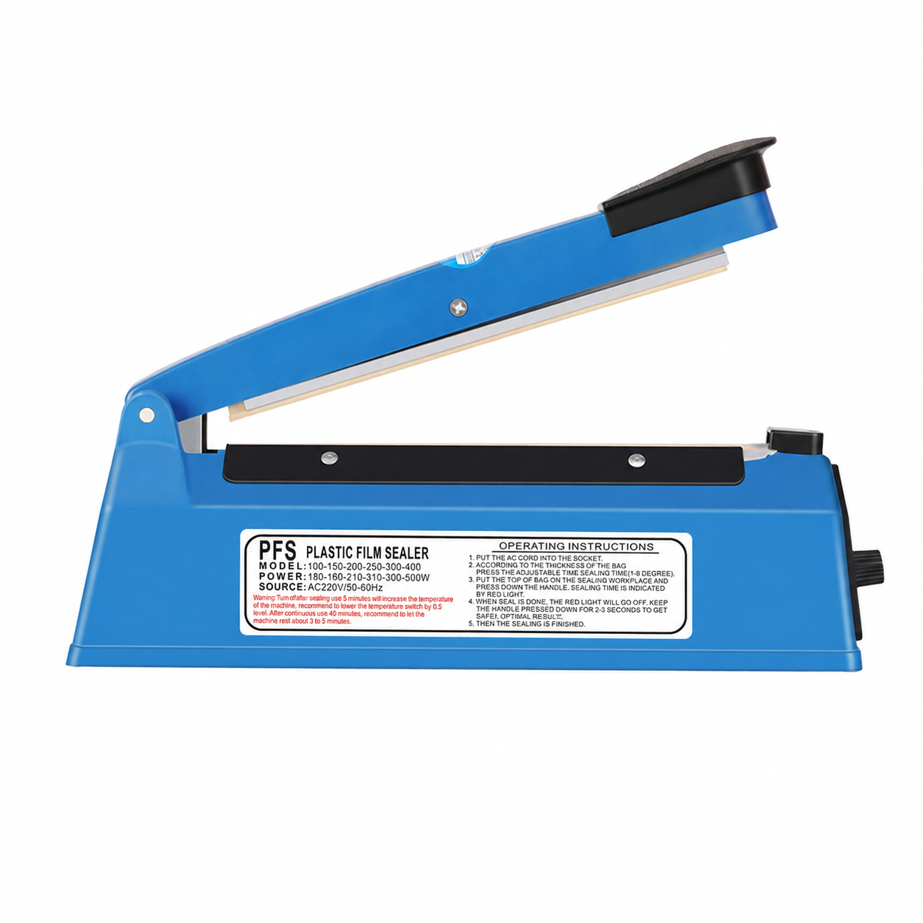 Selladora Manual 33 × 9.7 × 17.1 cm de Plástico para Cocina