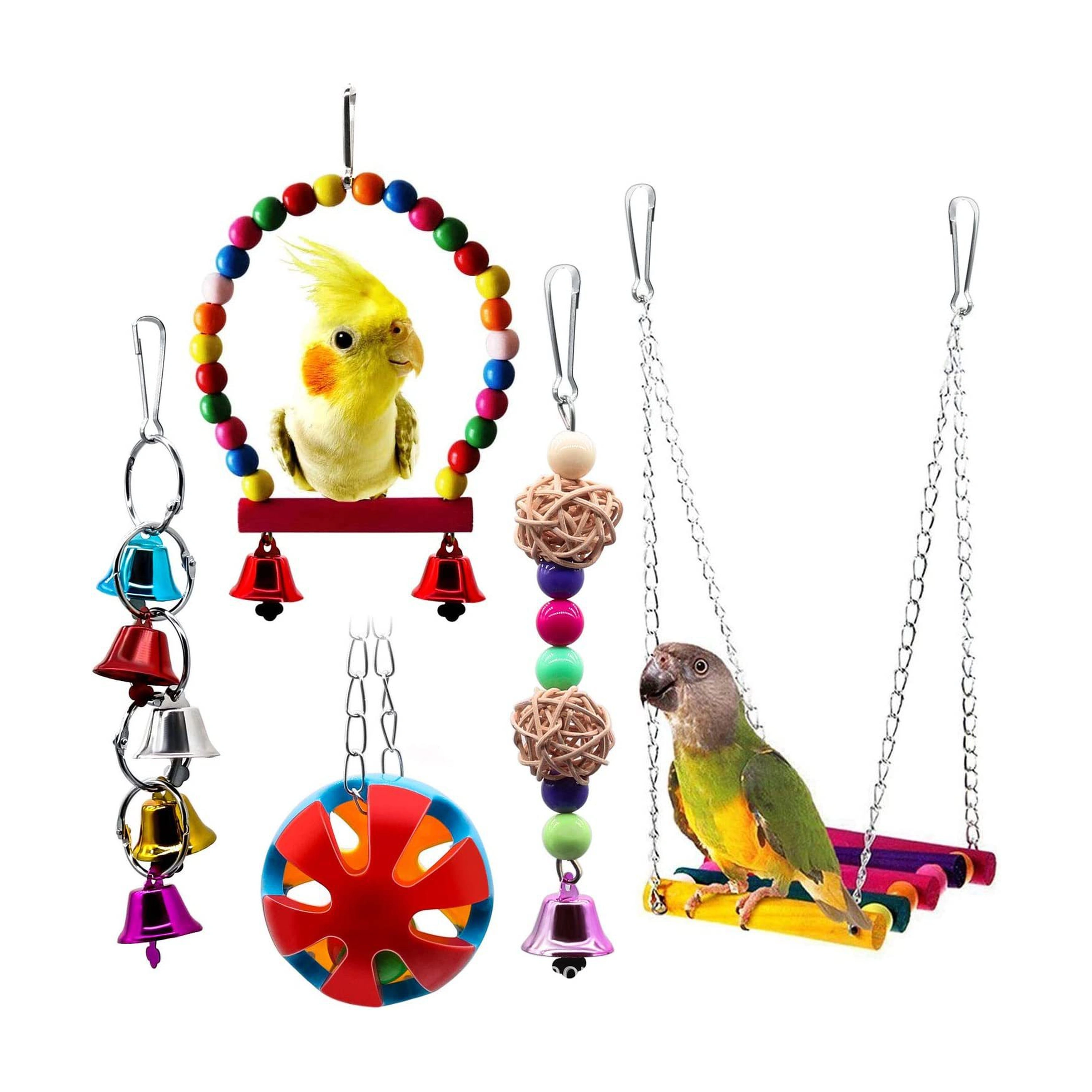 Juguete de Masticar para Loros 6 Piezas de PP para Aves image 2