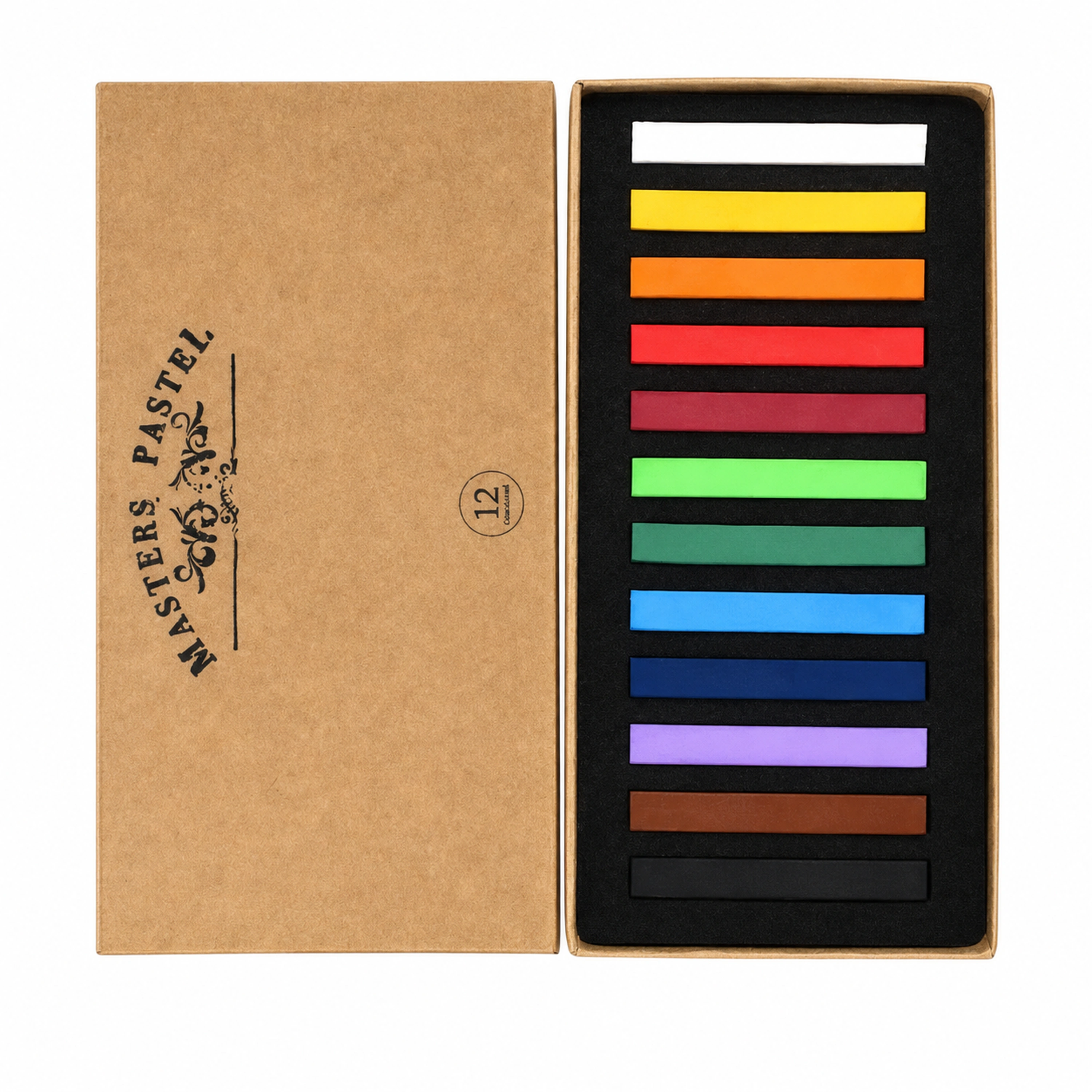 Tiza 16×8.8×1.6cm Yeso (Sulfato de Calcio) 12 Colores image 2