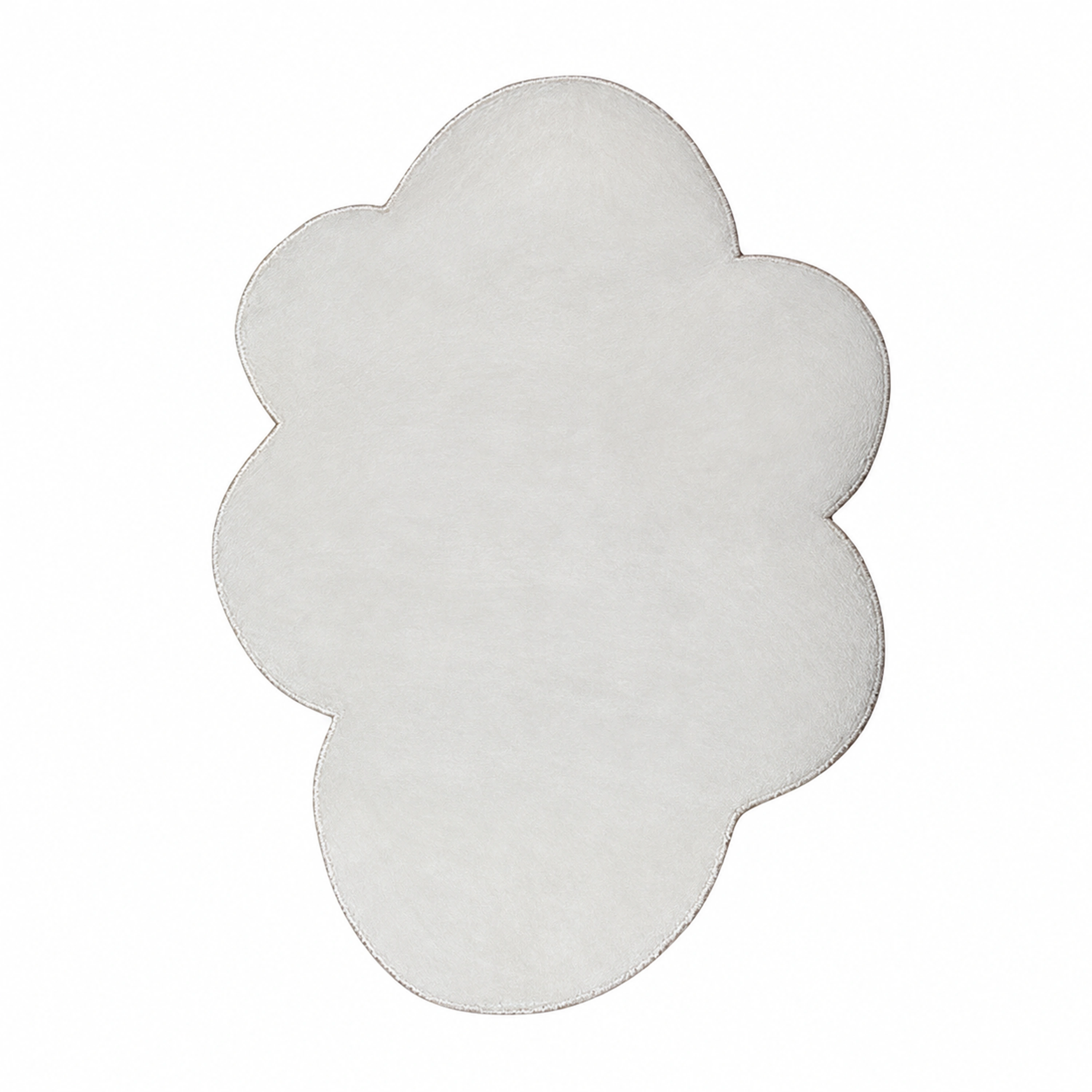 Alfombra de Nube 60 × 90 CM de Poliéster para Decoración de Dormitorio