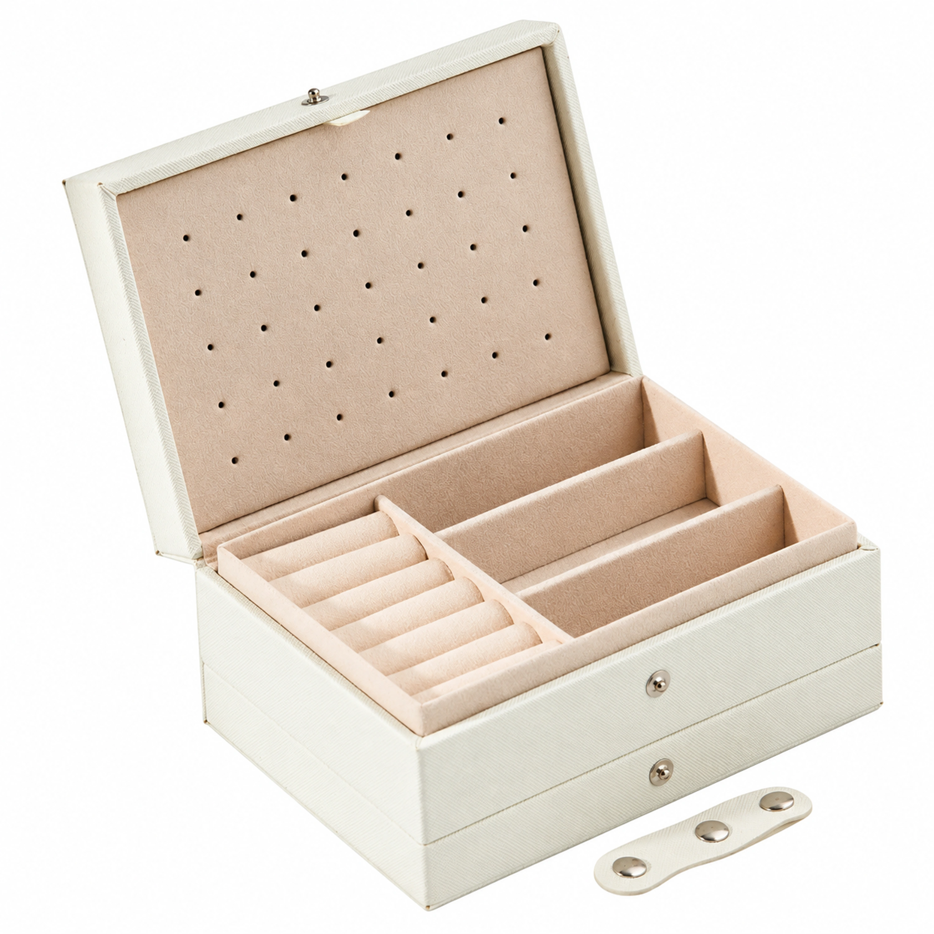 Caja de Joyas 16.5 × 11.5 × 8 CM de Cuero para Joyas