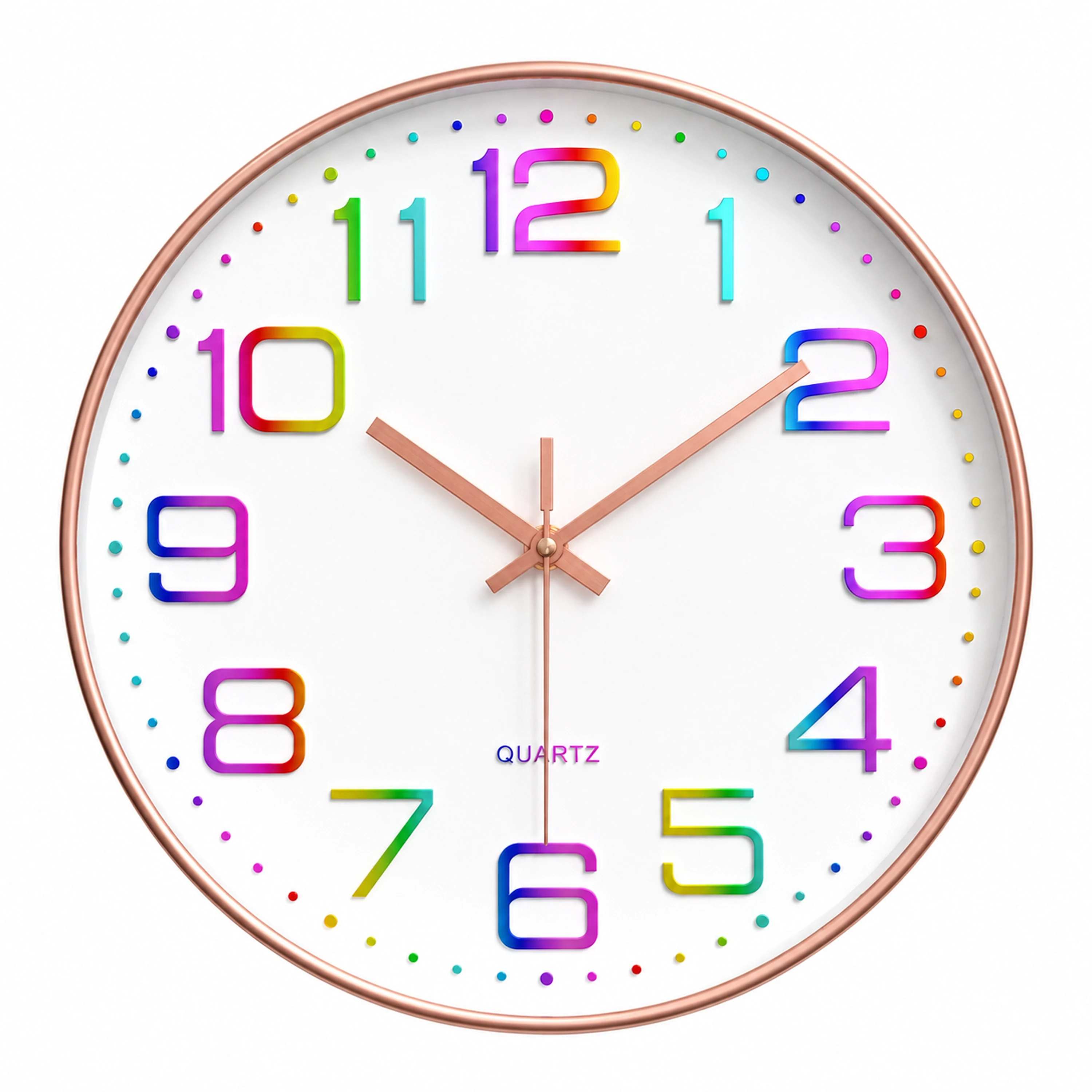 Reloj de Pared de Plástico para Hogar
