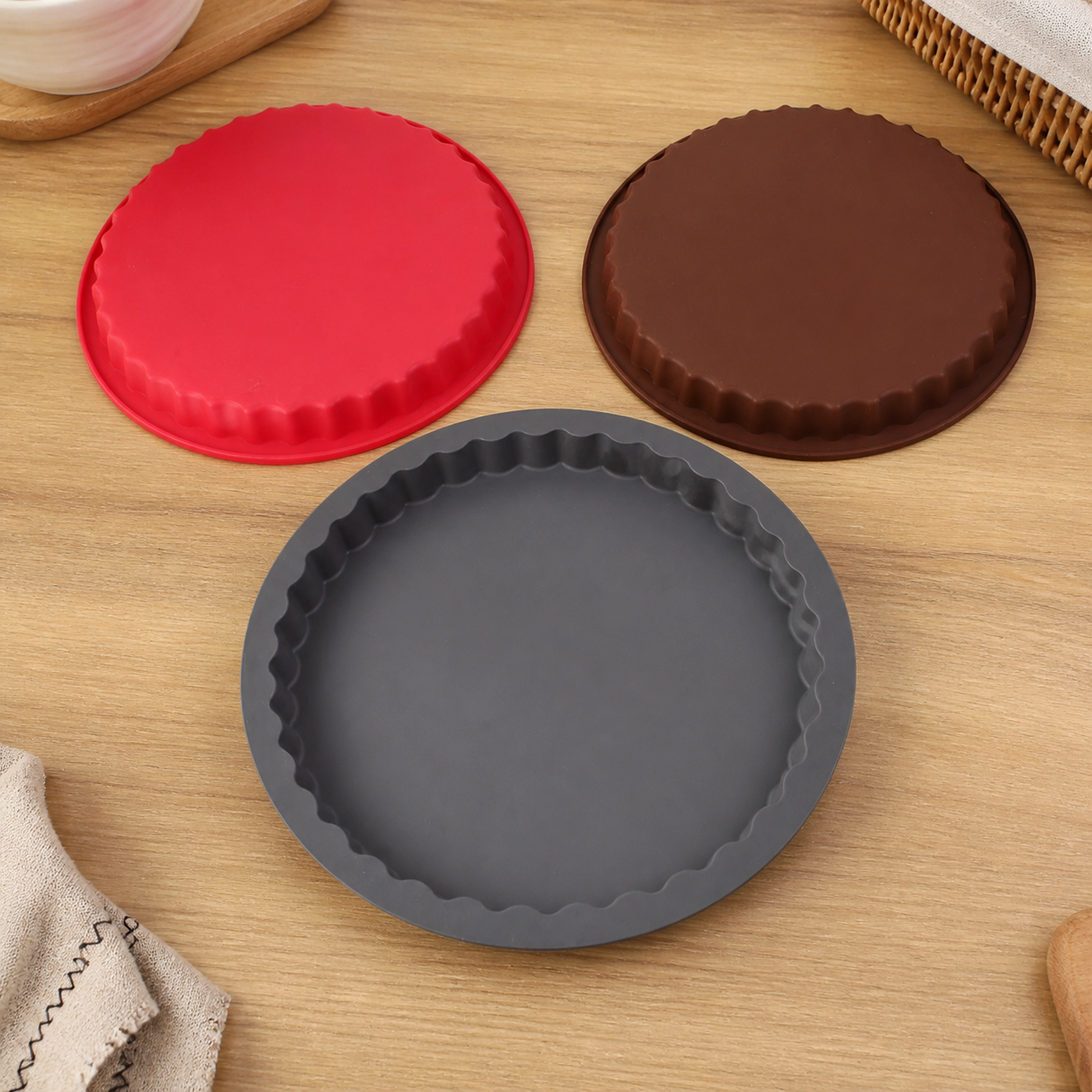 Bandeja para Pizza de Silicona 27.5 × 2.3 cm de Silicona para Cocina image 1