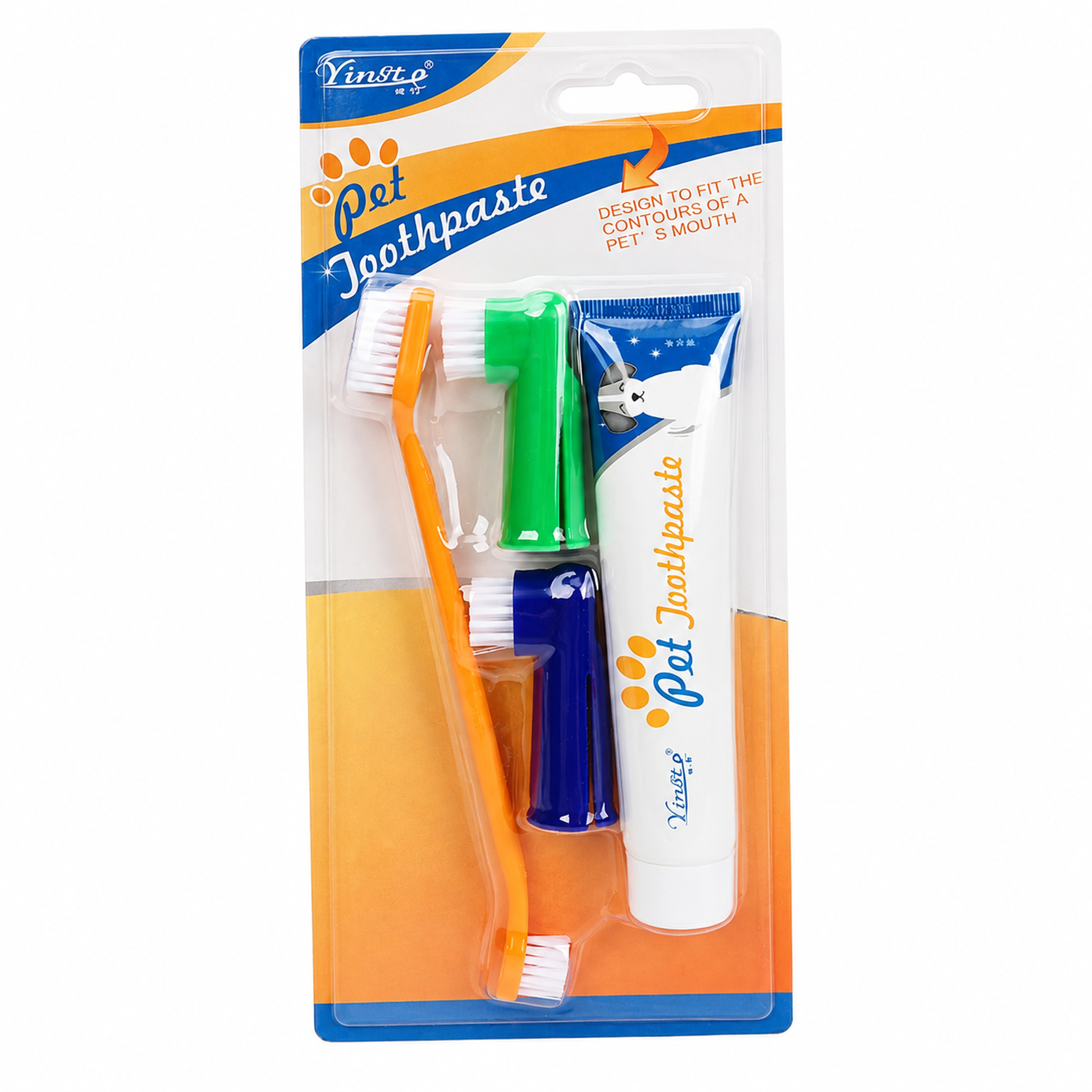 Cepillo de Dientes para Mascotas 25×11×2.8cm Plástico