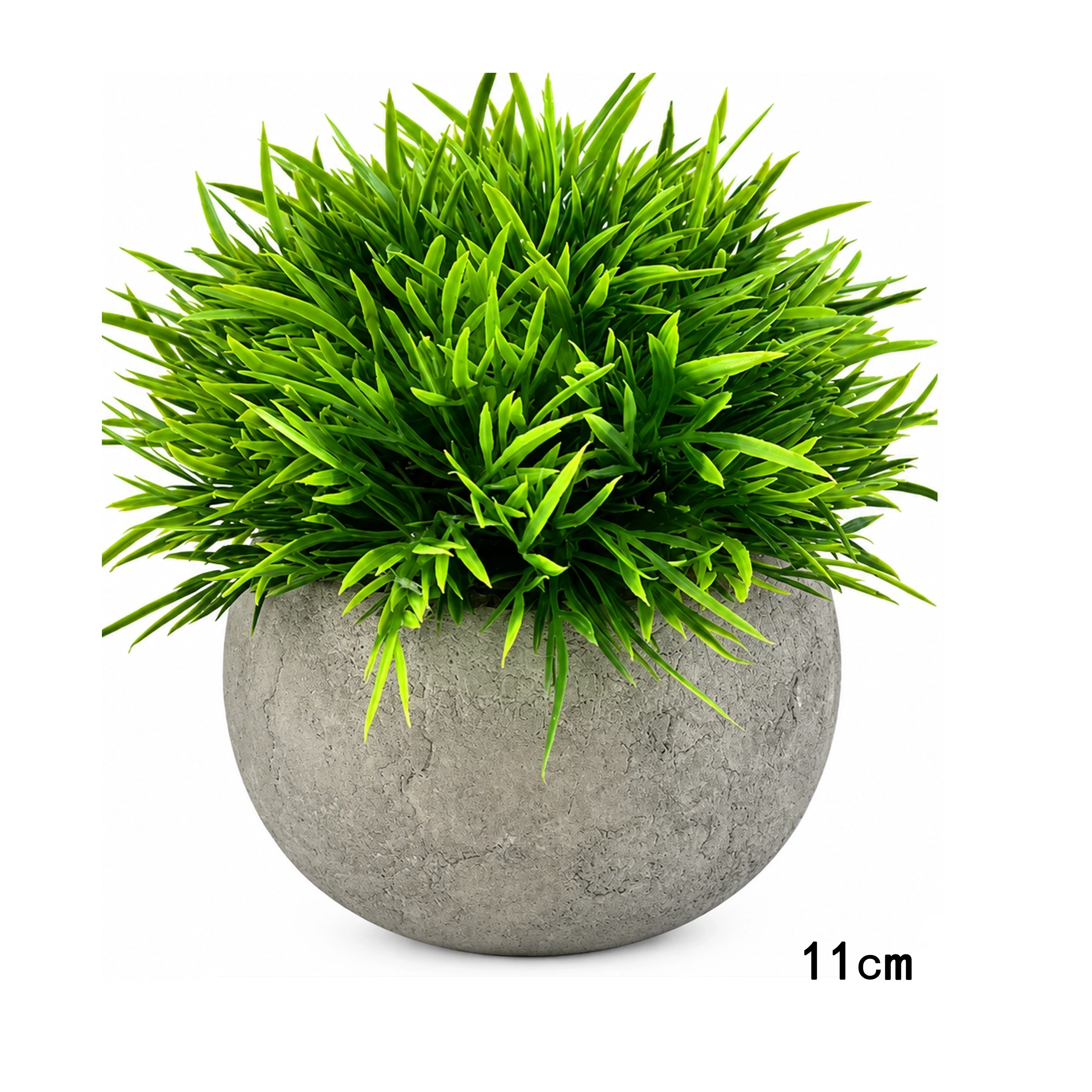 Planta Artificial Plástico Blanco 12/11cm image 4