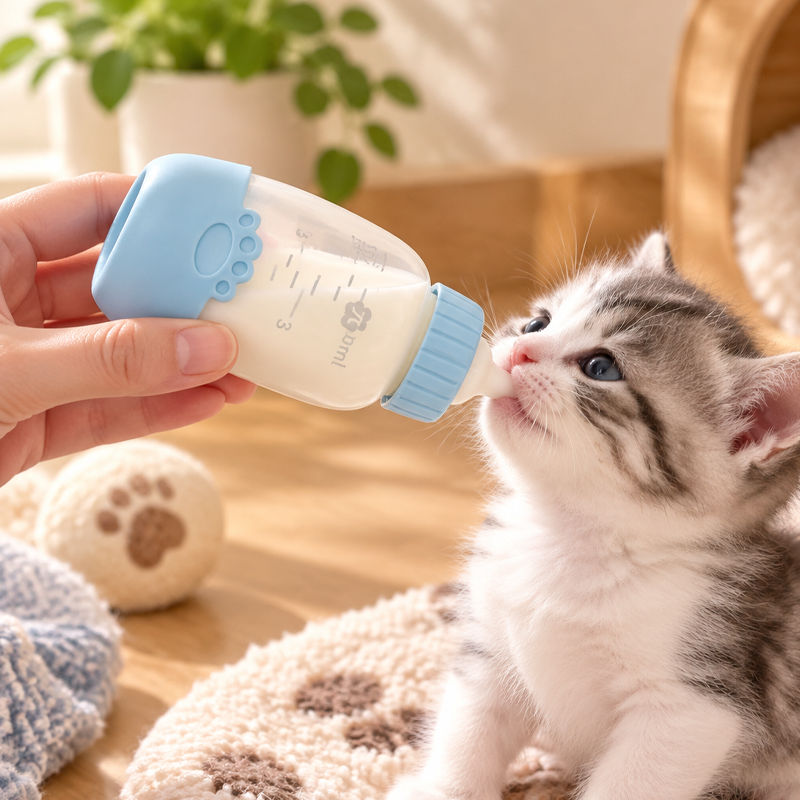 Biberón para Mascotas 100ml Plástico Surtido