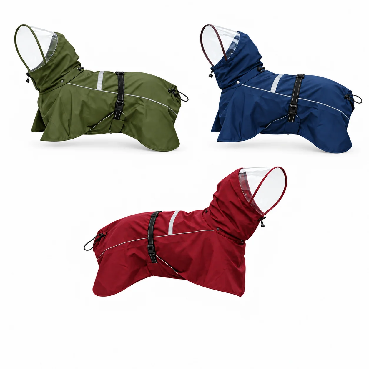 L/XL/2XL Impermeable Ropa para Mascotas Poliéster Surtido