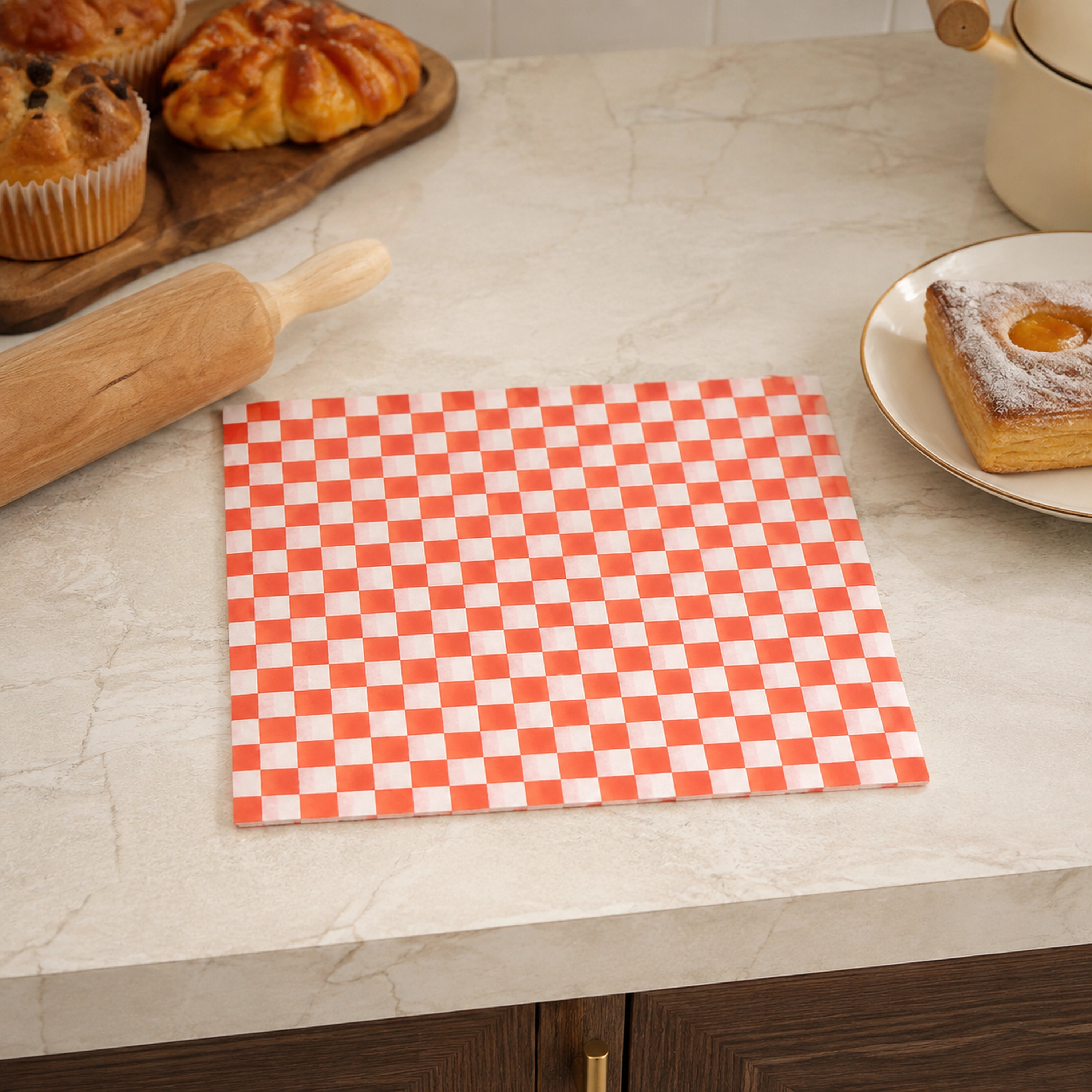 Papel Antiadherente 18 × 18 cm para Hornear image 1