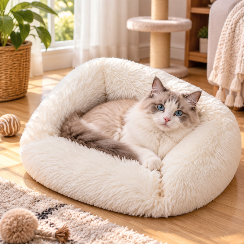 Cama para Mascotas 55×45×20cm Poliéster Surtido