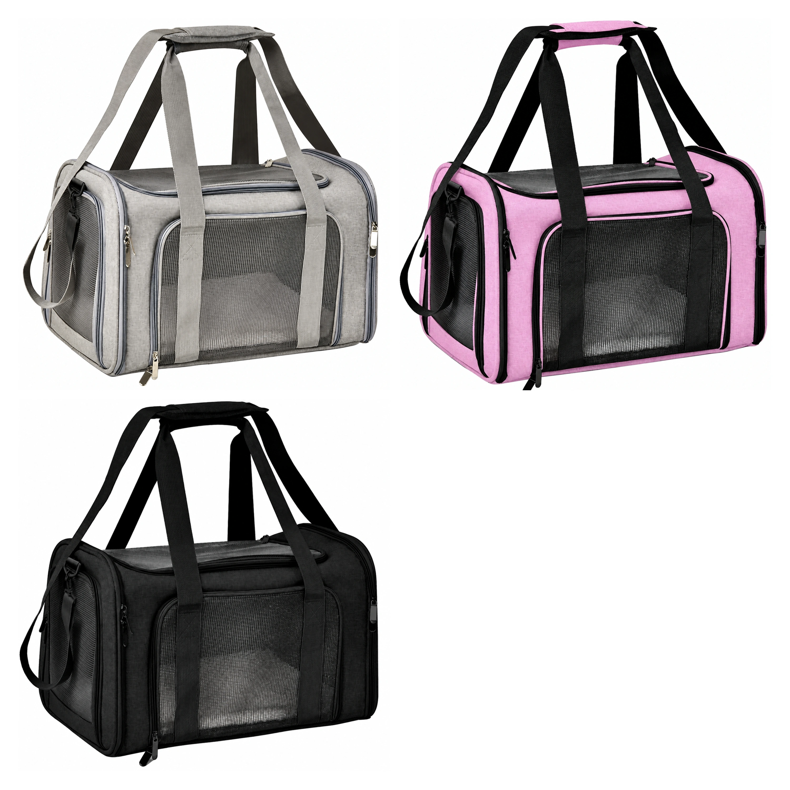 Bolso Transportador para Mascotas 45×28×28cm Lona Oxford