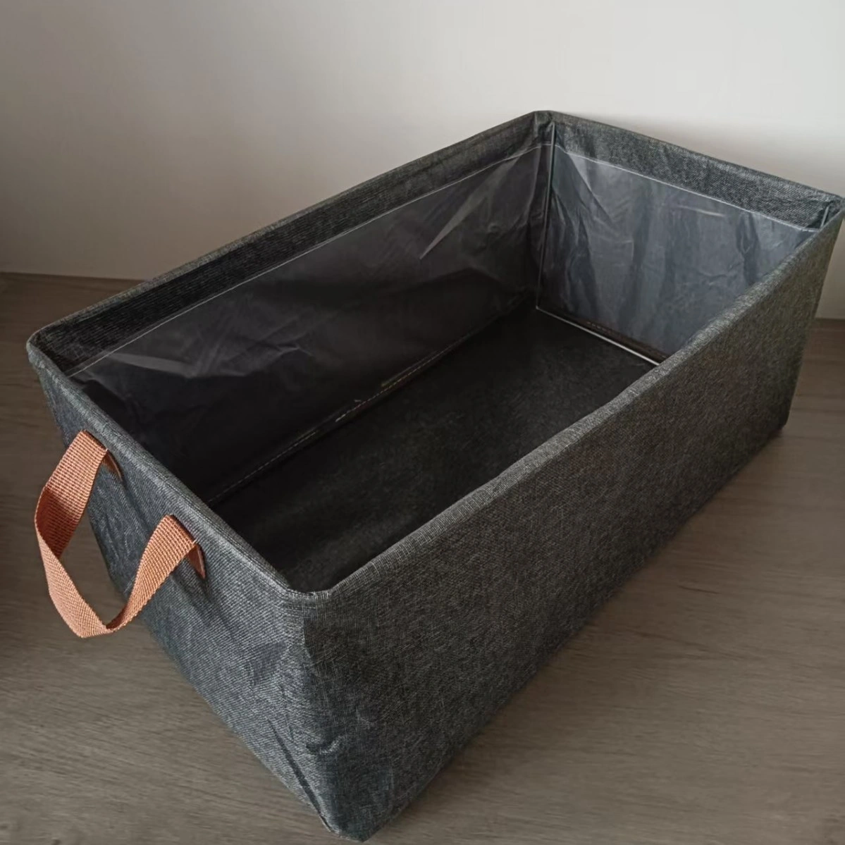 Canasta Organizadora de Tela No Tejida 47 × 28 × 20 cm de Tela Catiónica para Objetos Varios image 1