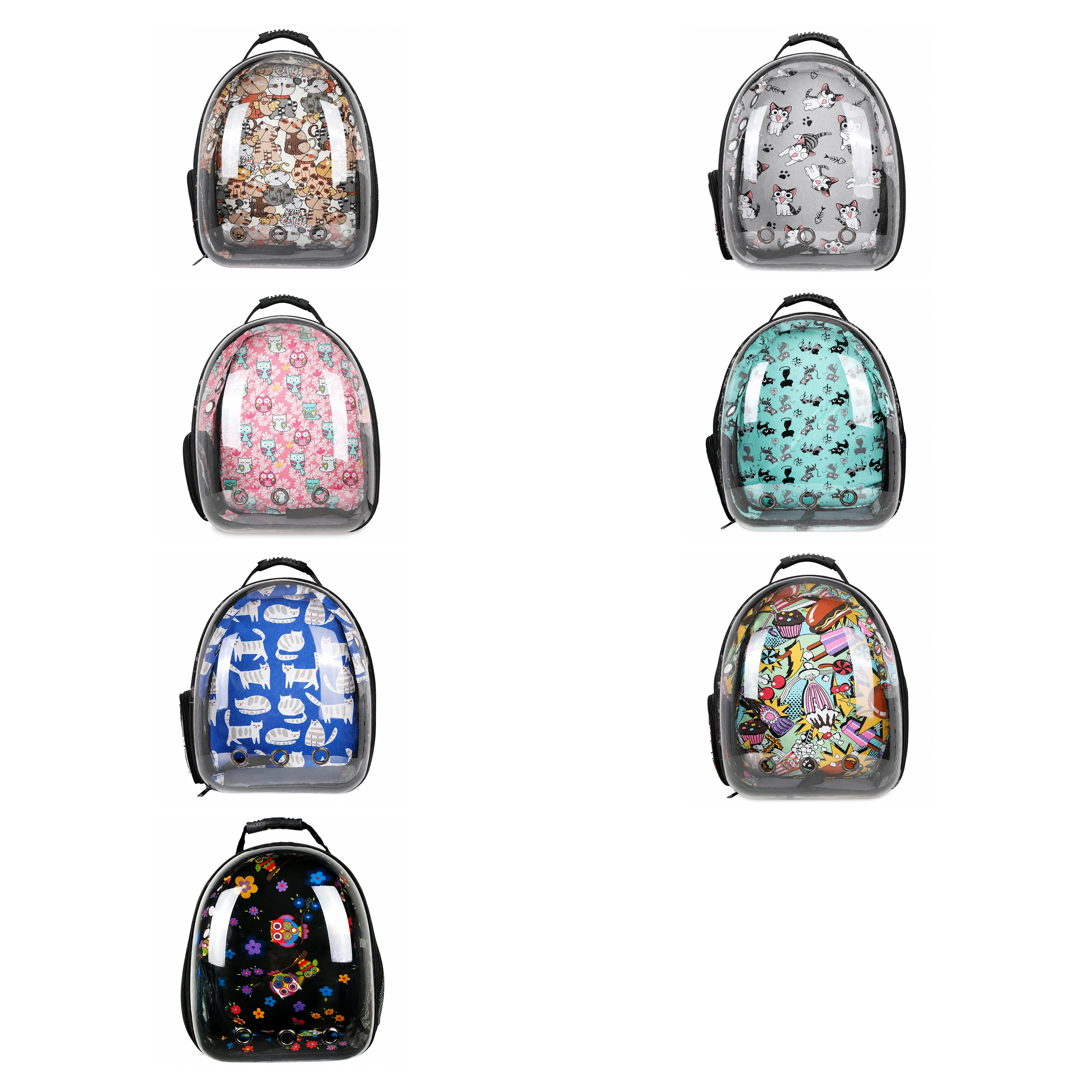 Bolso Transportador para Mascotas Bolso Transportador para Mascotas 45×35×23cm Transparente