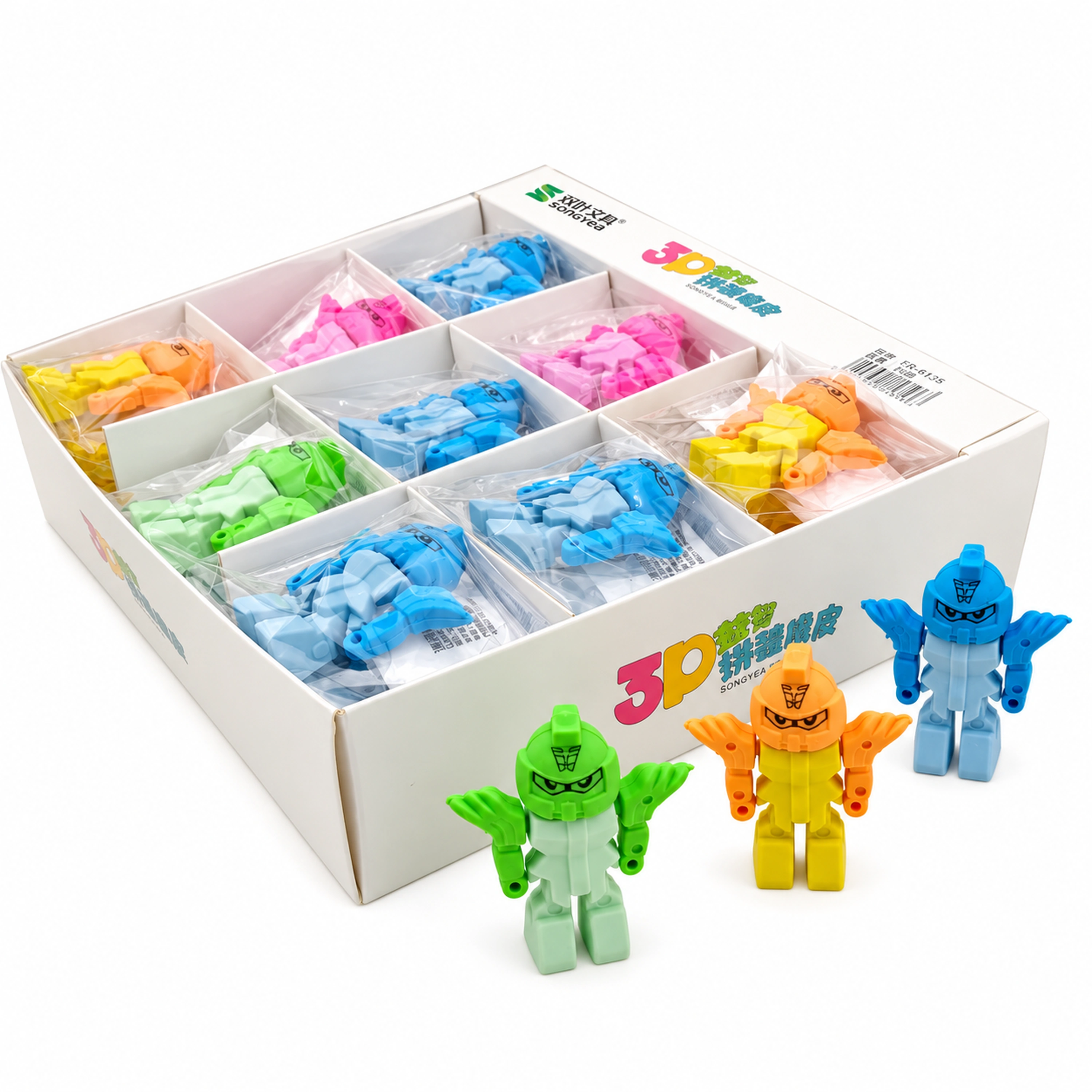 Borrador de Plástico para Escolares