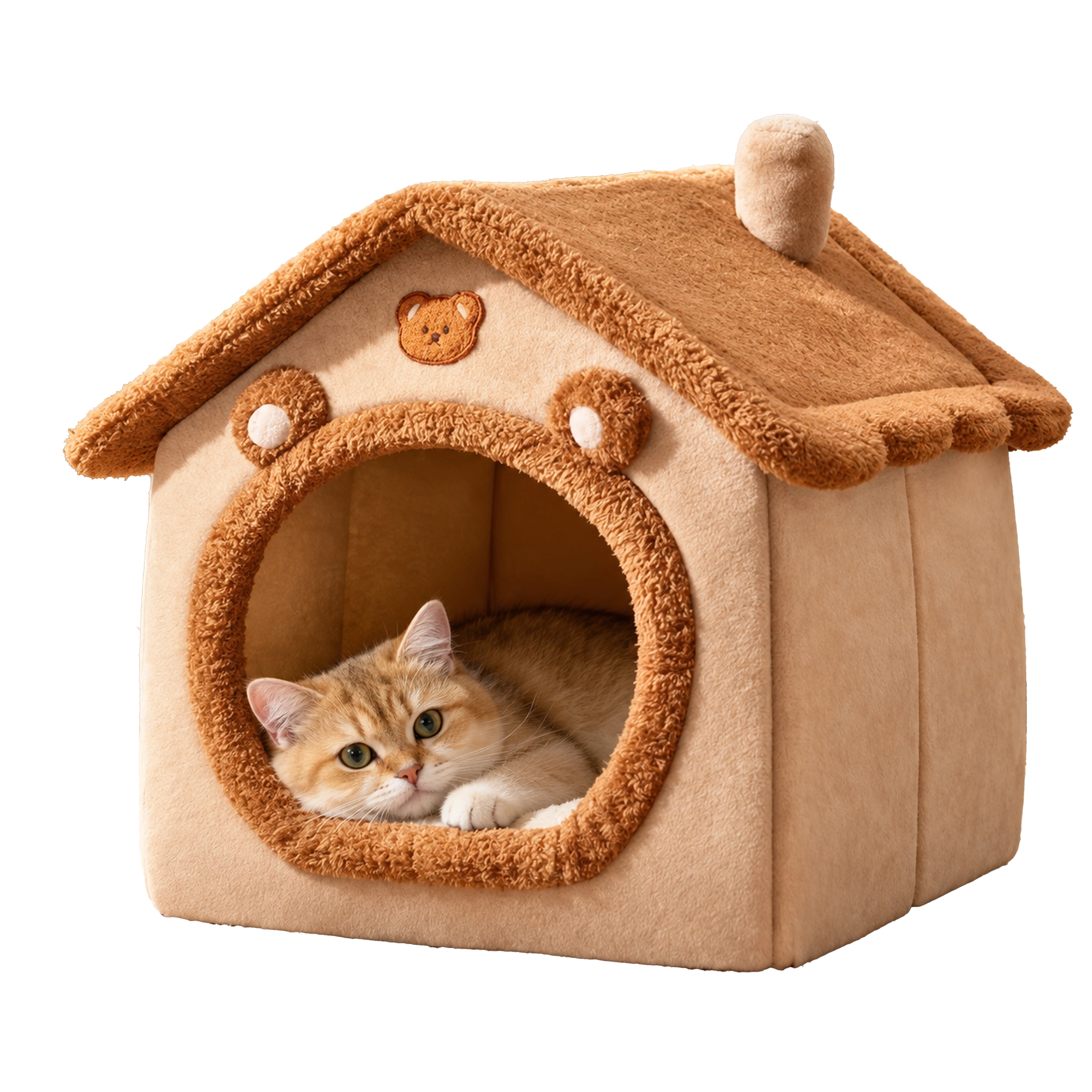 33*30*32cm Casa para Gato Felpa image 2
