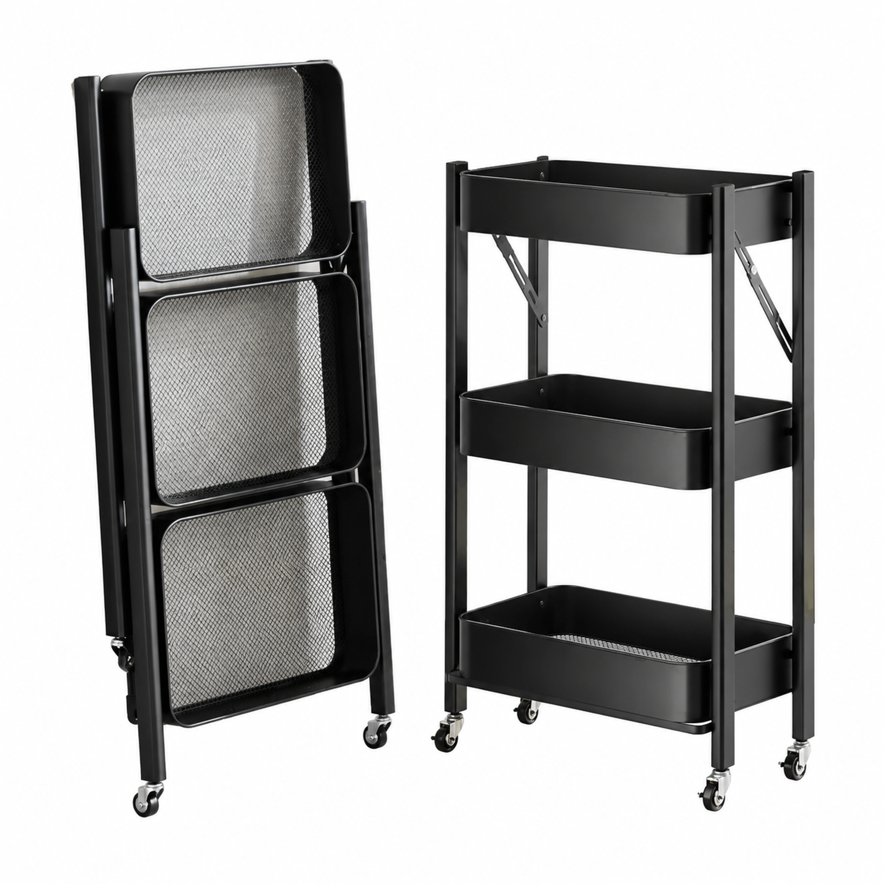 Estante Organizador 88×29.5×45cm Plegable Hierro