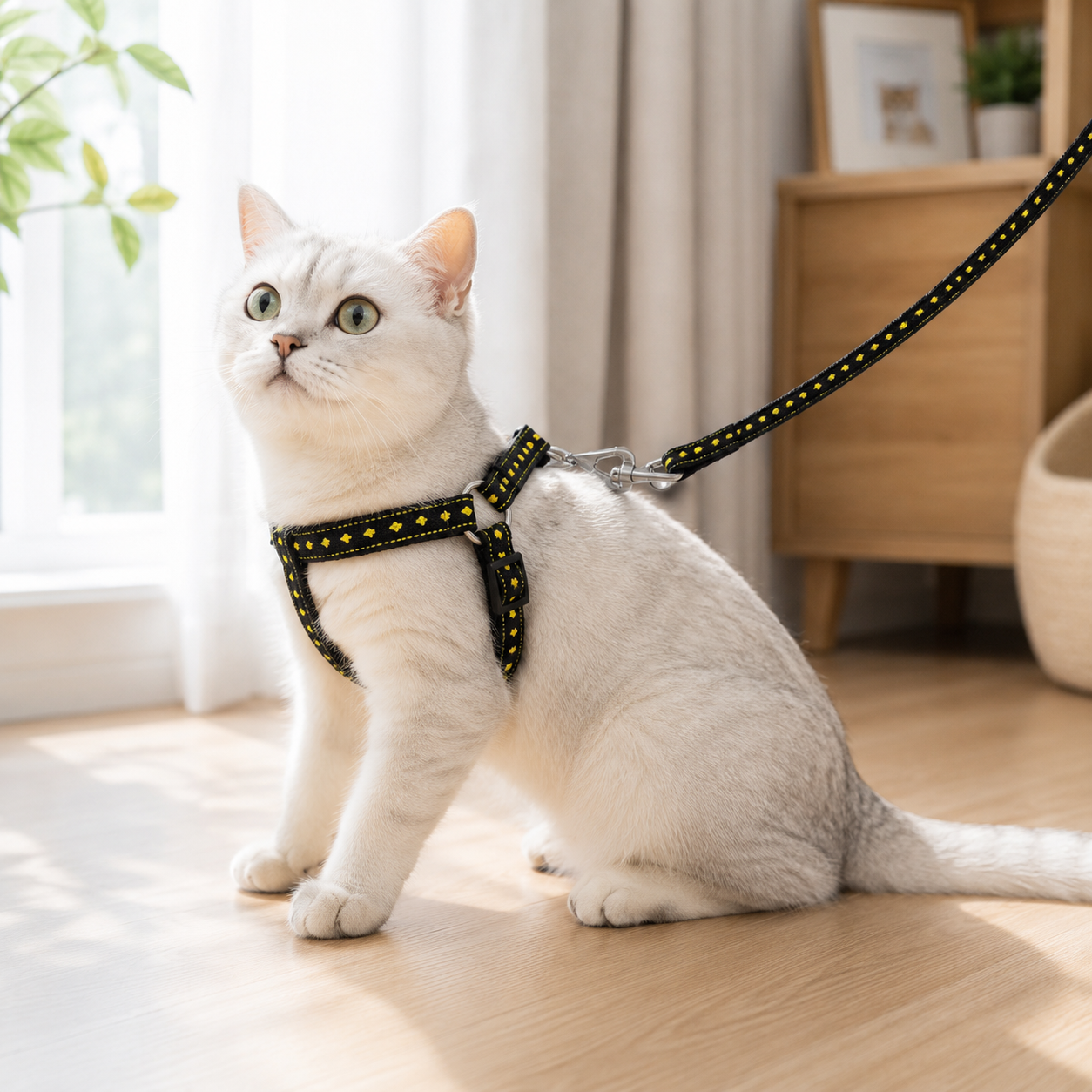 Arnés para Gato 1cm Poliéster Surtido