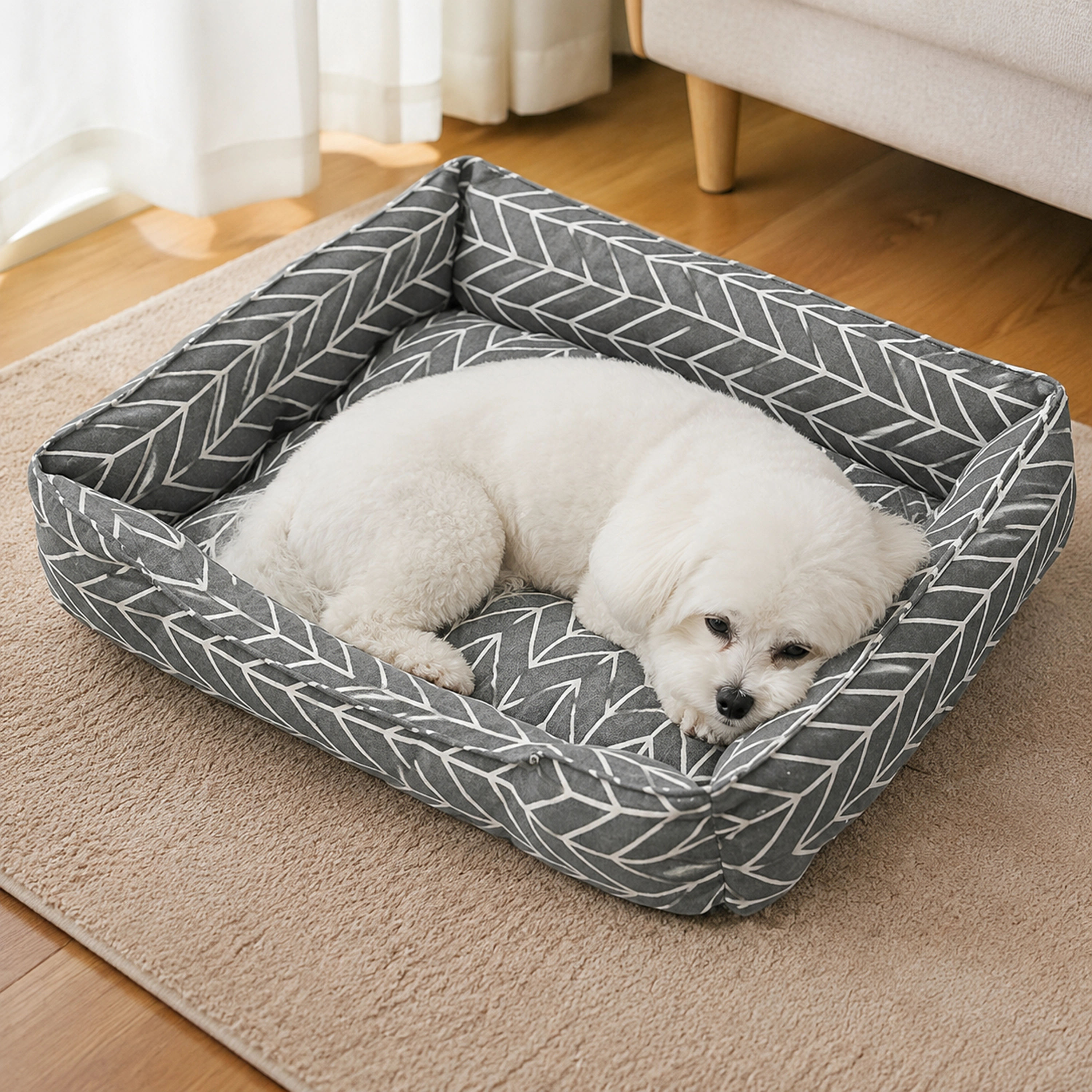 Cama para Perros 60×45cm PP Gris image 1