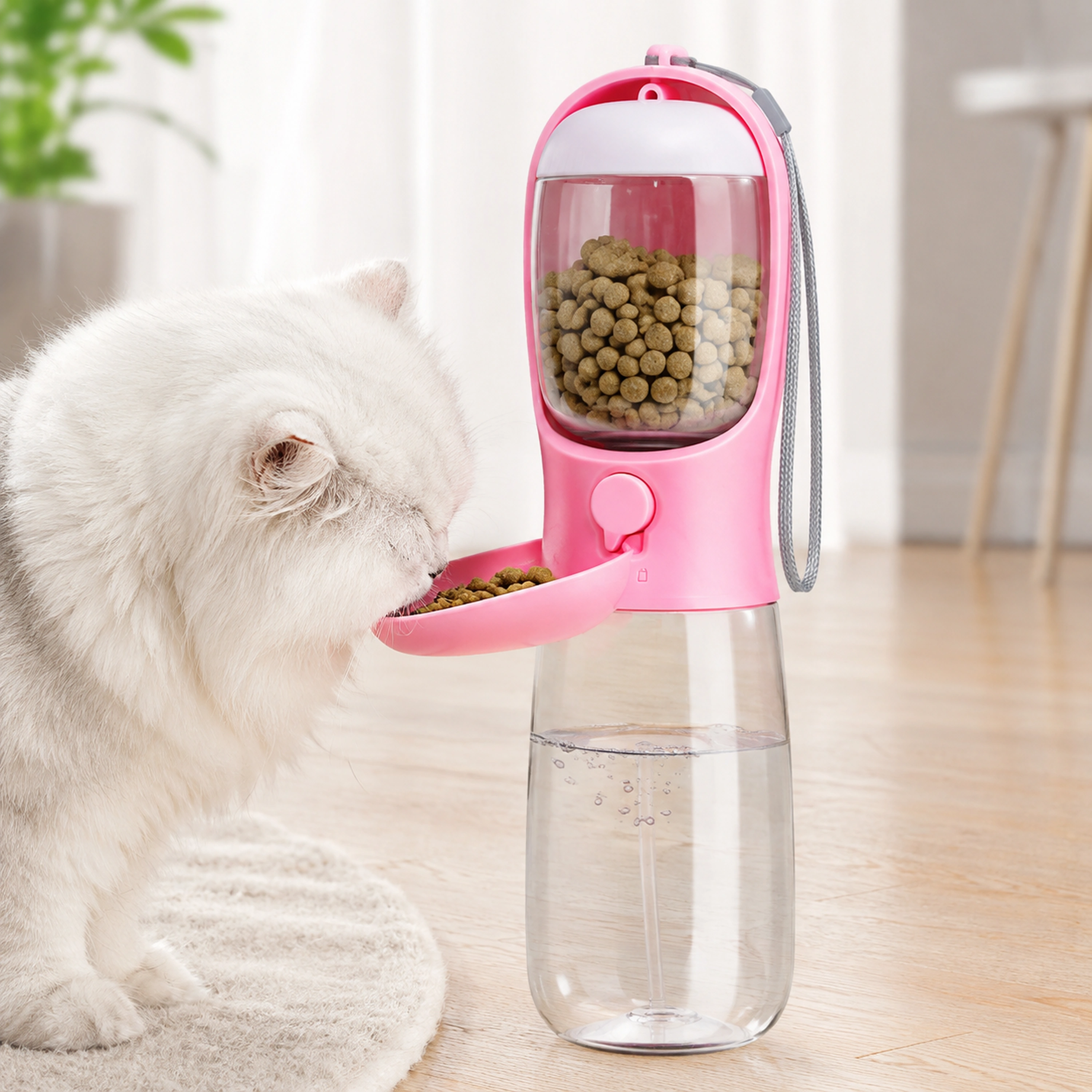 Vaso de Agua para Mascotas 300ml Plástico Surtido
