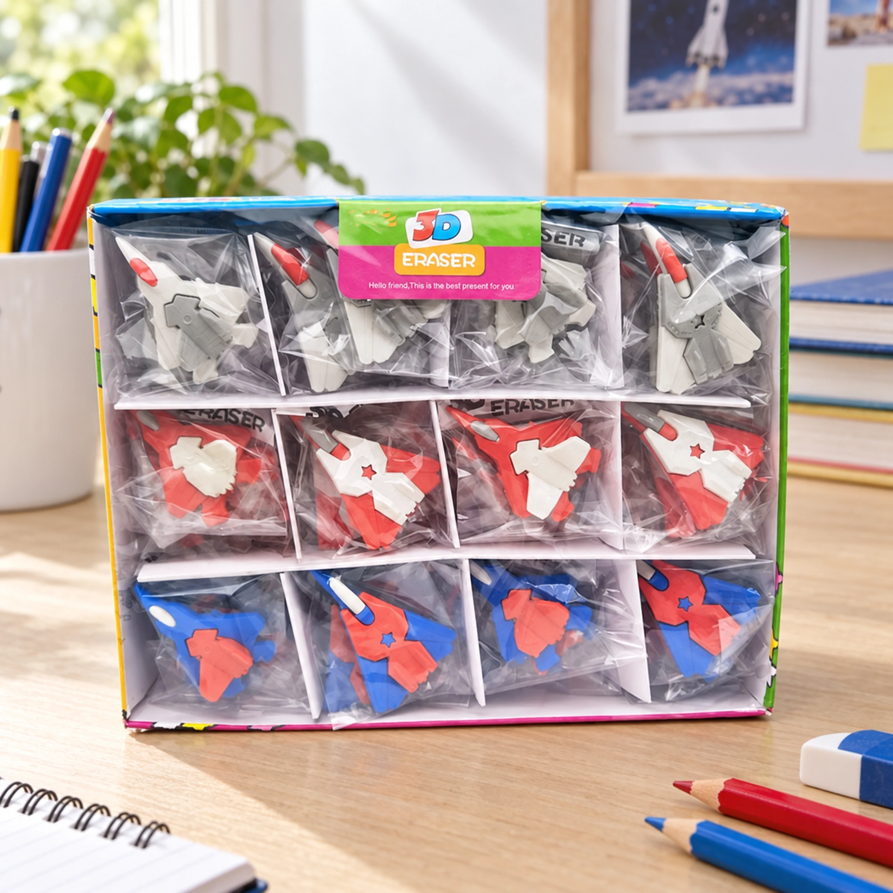 Borrador de Plástico para Escolares