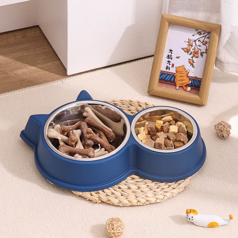 Plato de Comida Plástico+Acero Inoxidable Surtido