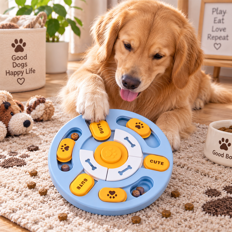 25*25*3.2cm para Perro Lento Comedero Antiengasgos Plástico Azul