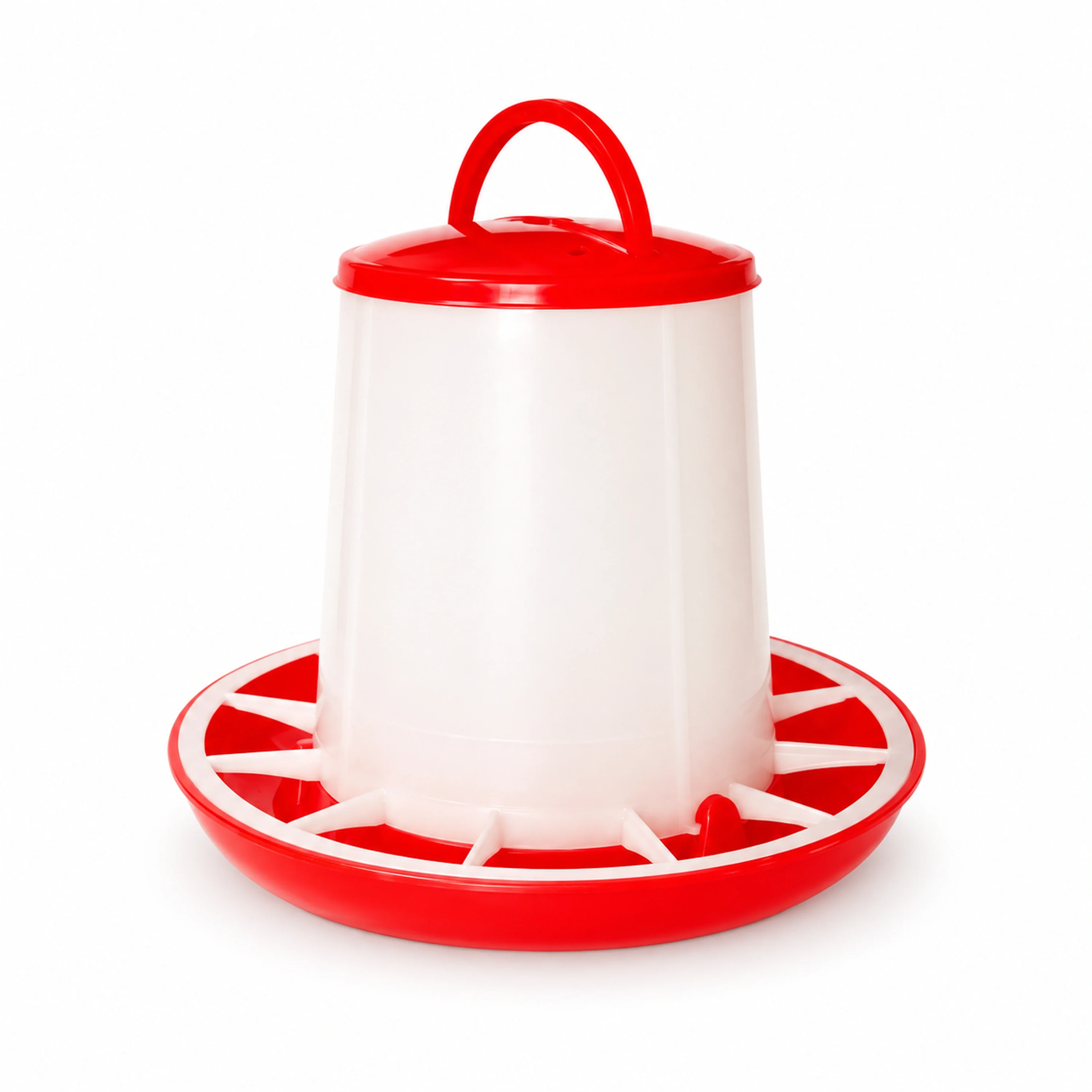 26*26*23cm Comedero para Aves Plástico Rojo
