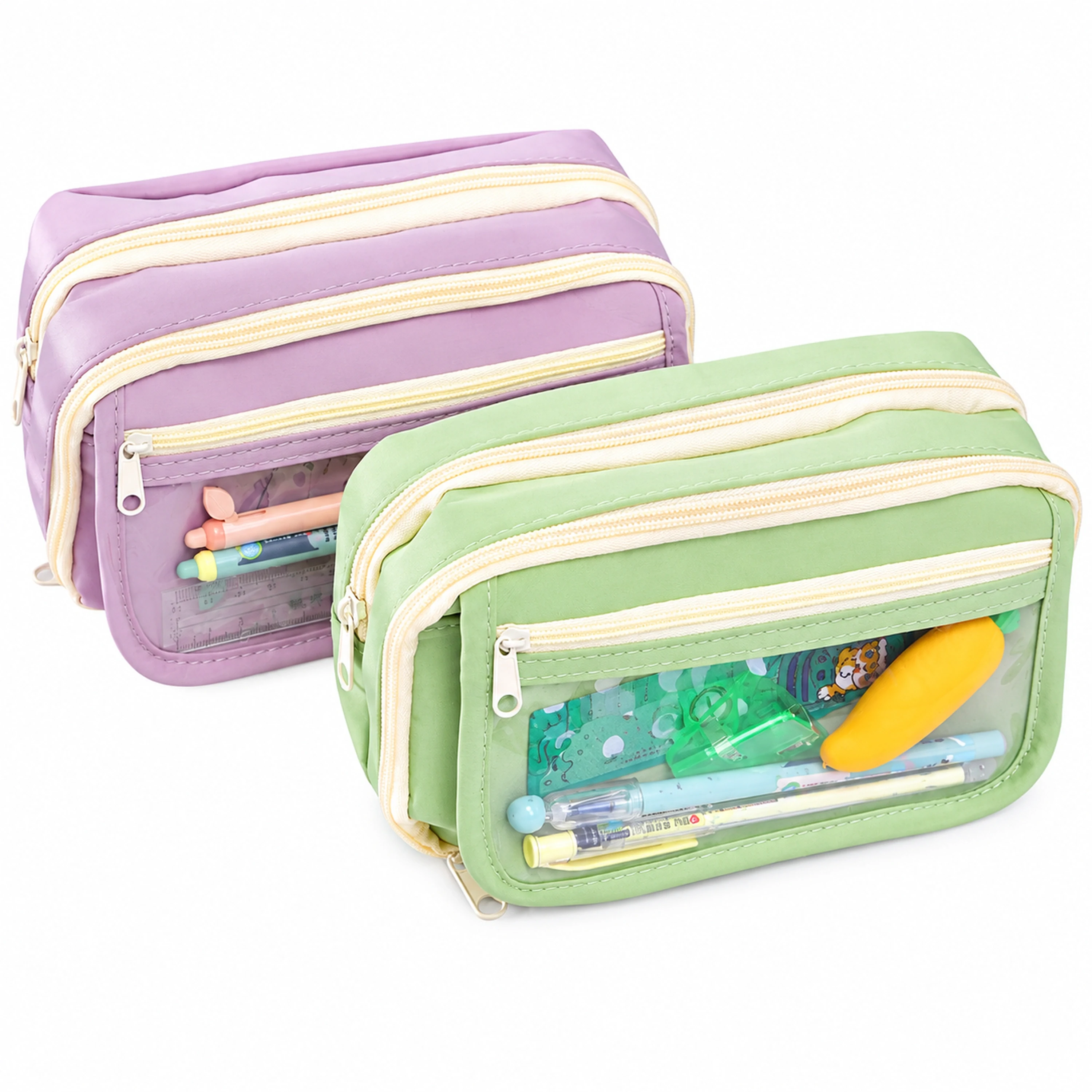 Estuche 21.5 × 7.5 × 11.5 cm de Poliéster para Guardar Bolígrafos image 2
