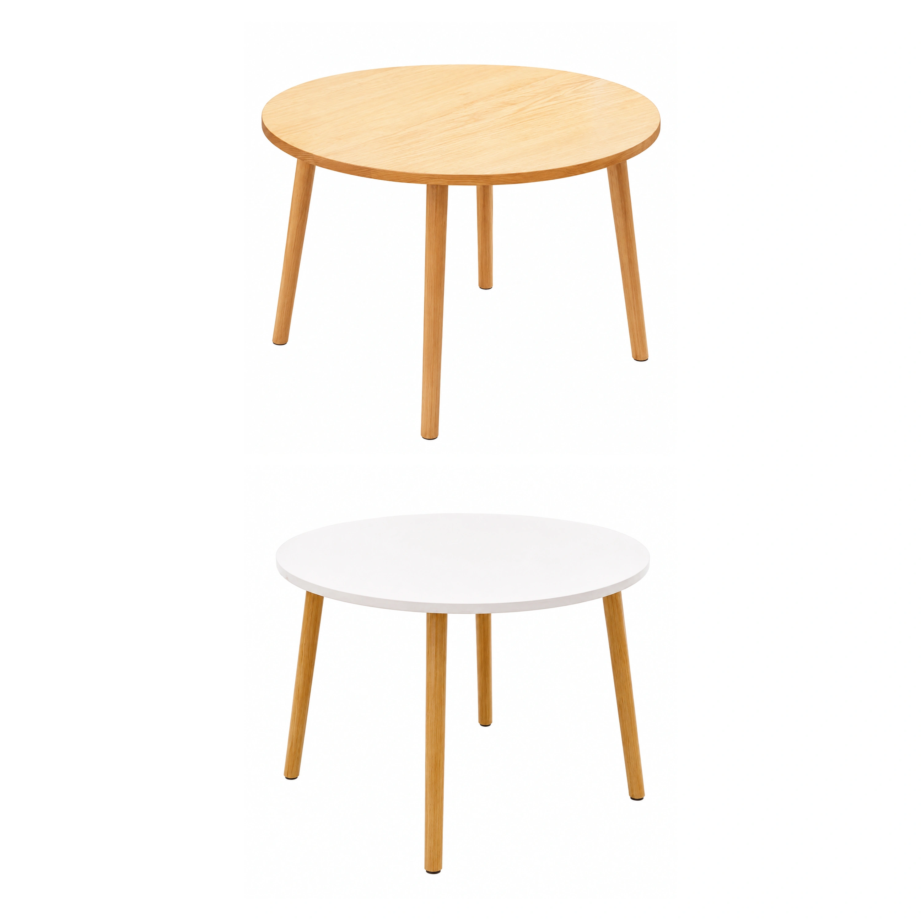 Mesa de Comedor 80×80×75cm Tablero de Densidad (MDF) Redondo Surtido