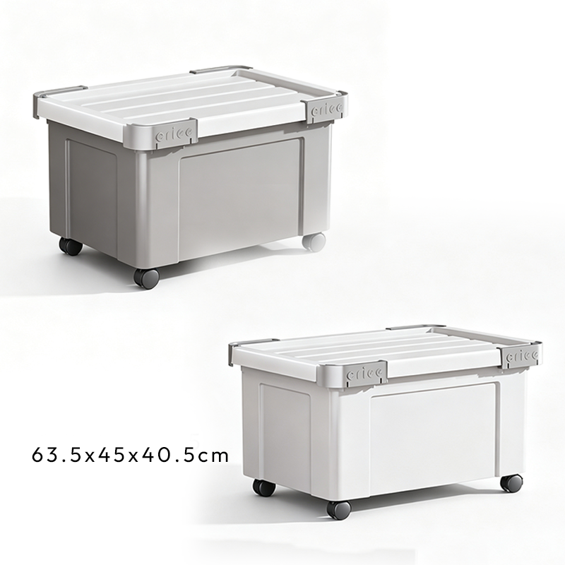 Caja de Almacenamiento Multitamaño PP con Ruedas Reforzado Surtido