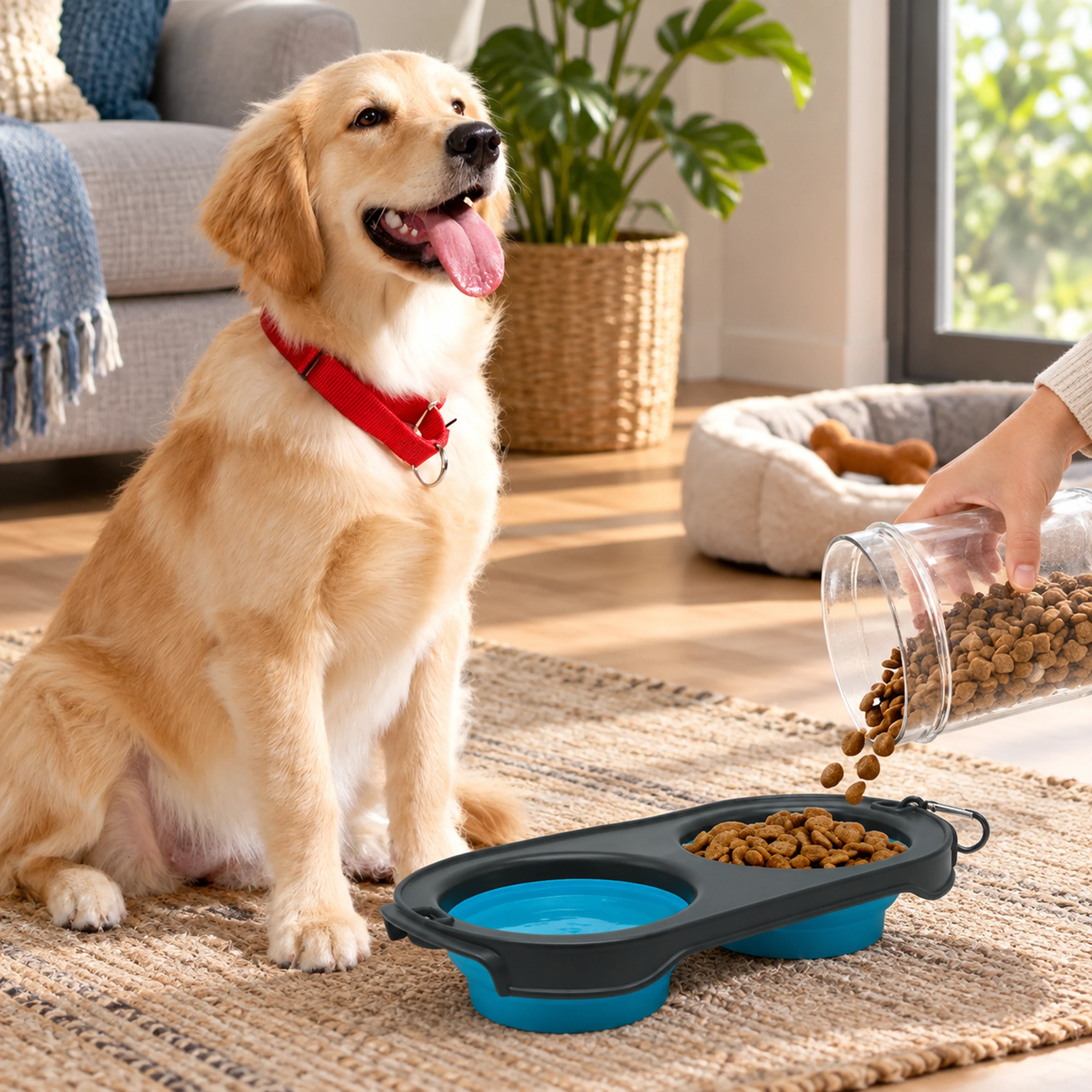 29*6cm Comedero Automático para Mascotas Plástico Surtido