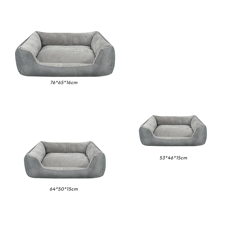Cama para Perro 53*46*15cm/64*50*15cm/76*65*16cm Algodón image 2