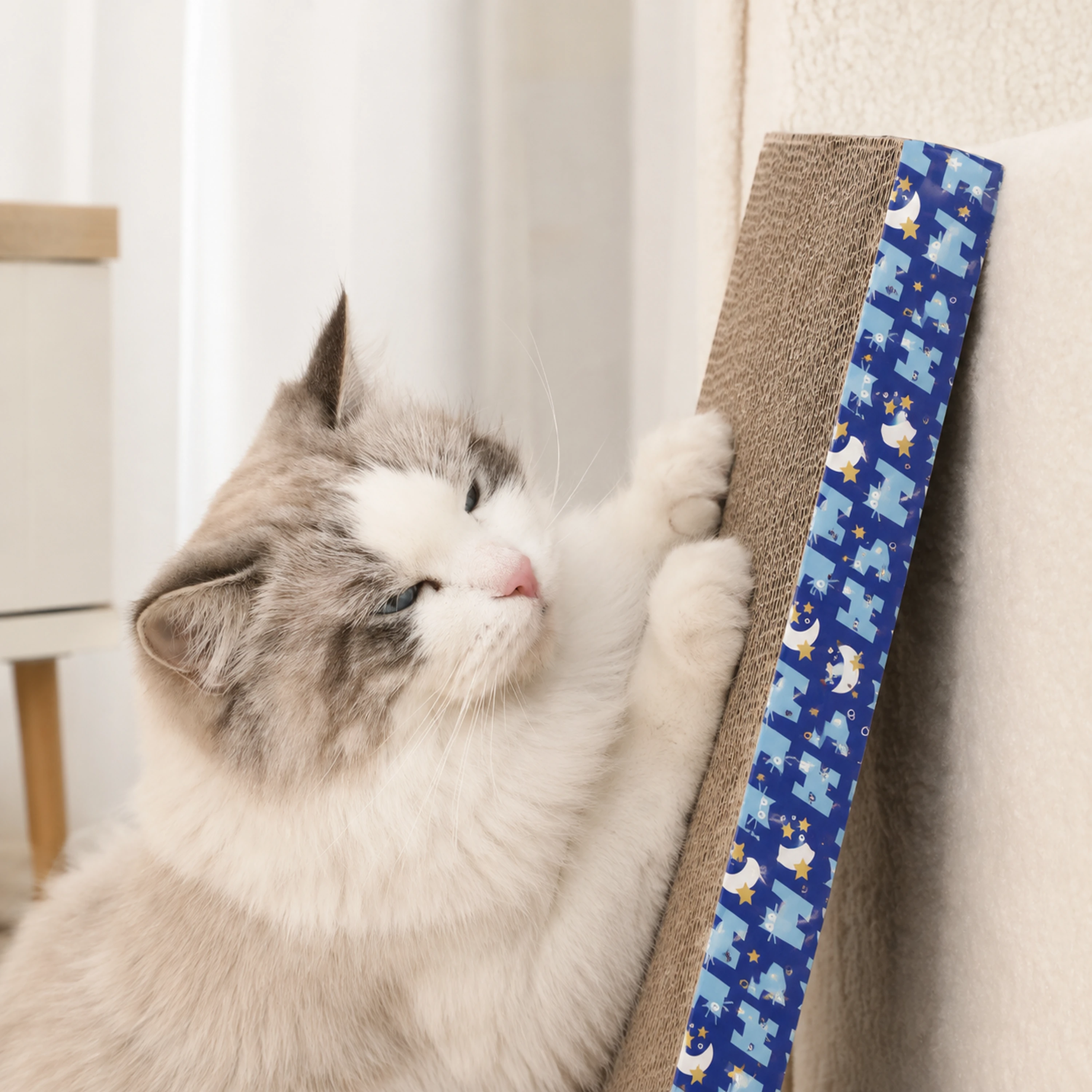 Rascador para Gato Cartón Ondulado 40.2*20*3.5cm