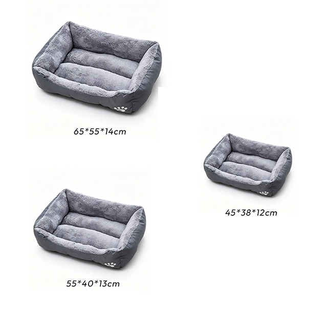 Cama para Perro 45*38*12cm/55*40*13cm/65*55*14cm Algodón image 2