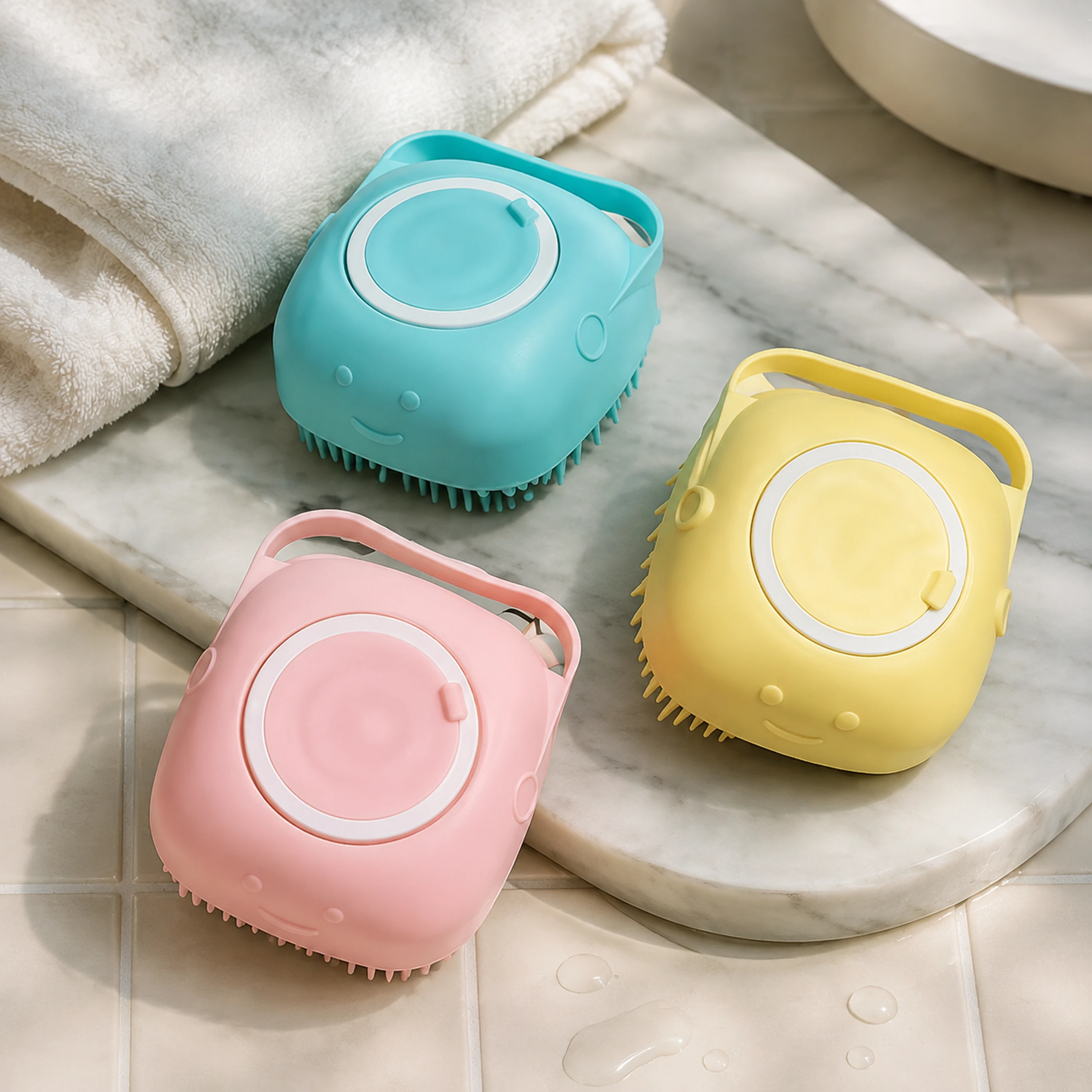 Cepillo de Baño para Mascotas Silicona 5*8*8.4cm