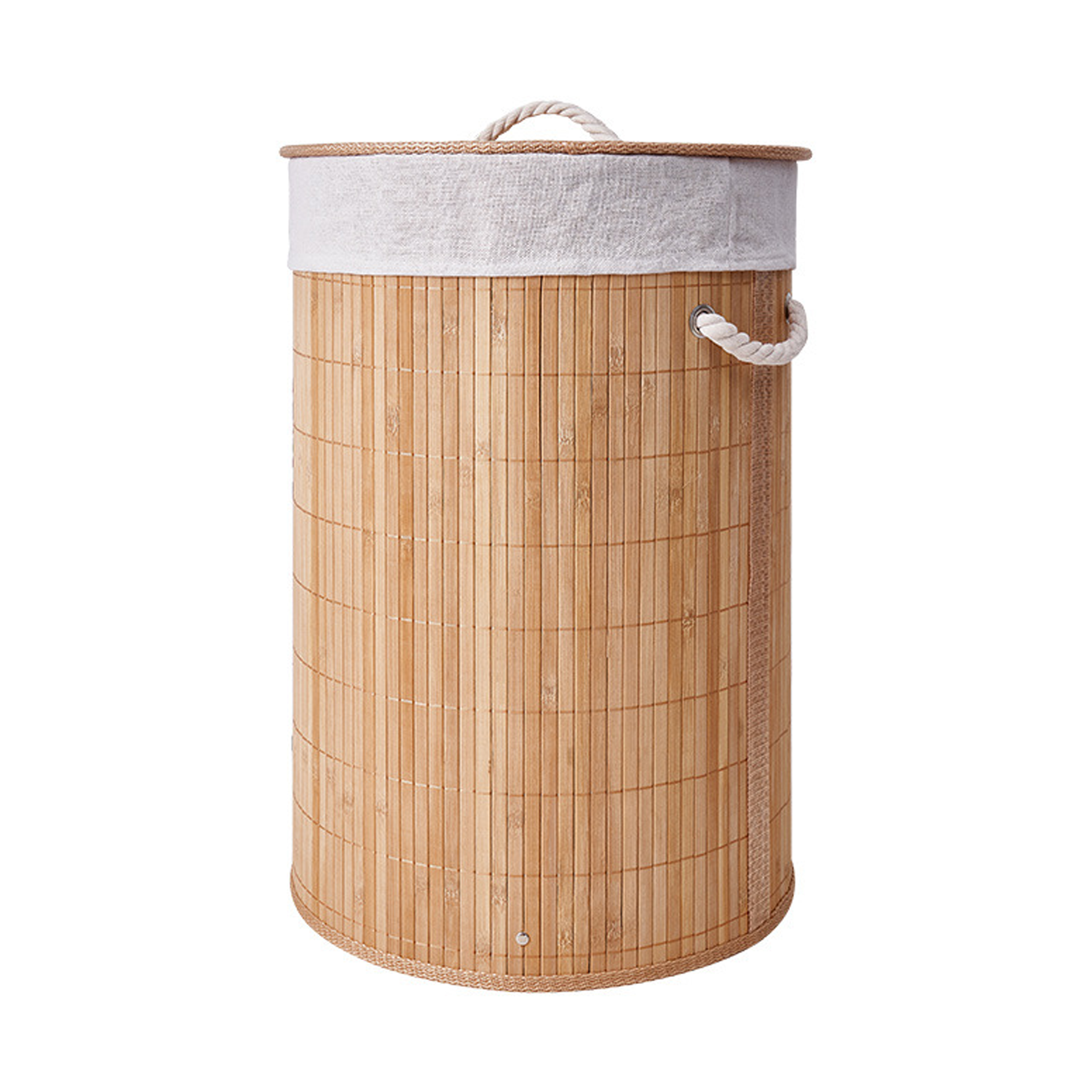 Cesta de Almacenamiento 35*49cm Bambú con Tapa Plegable image 2