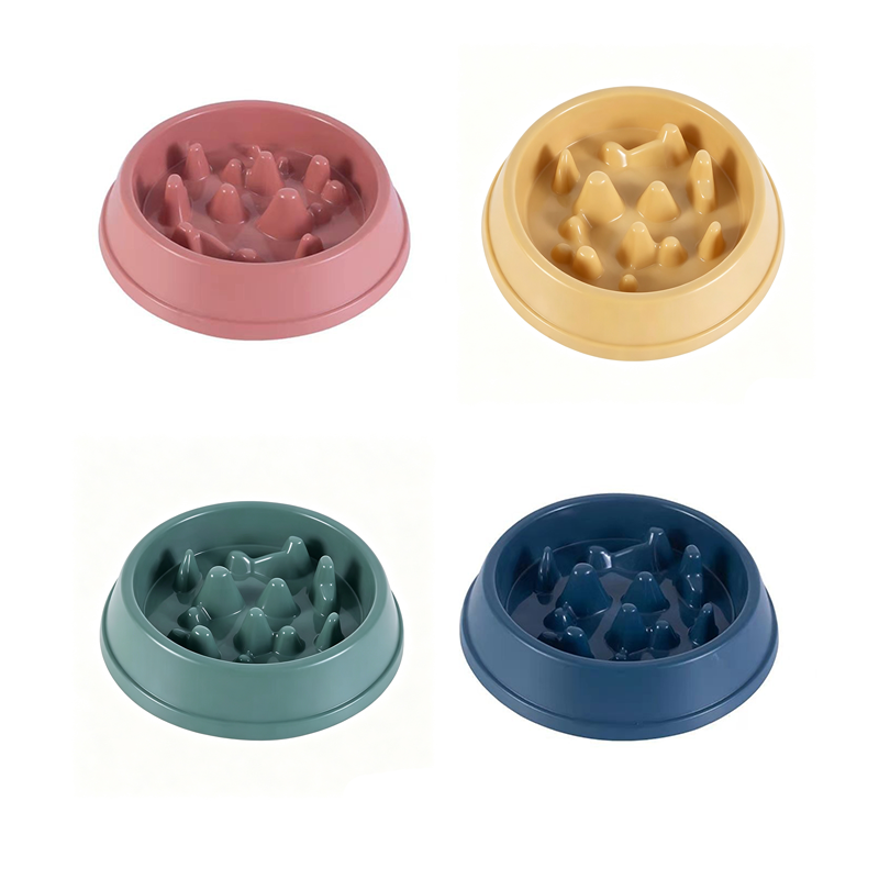 22.5*16.5cm para Perro Grueso Lento Comedero Antiengasgos PP Surtido