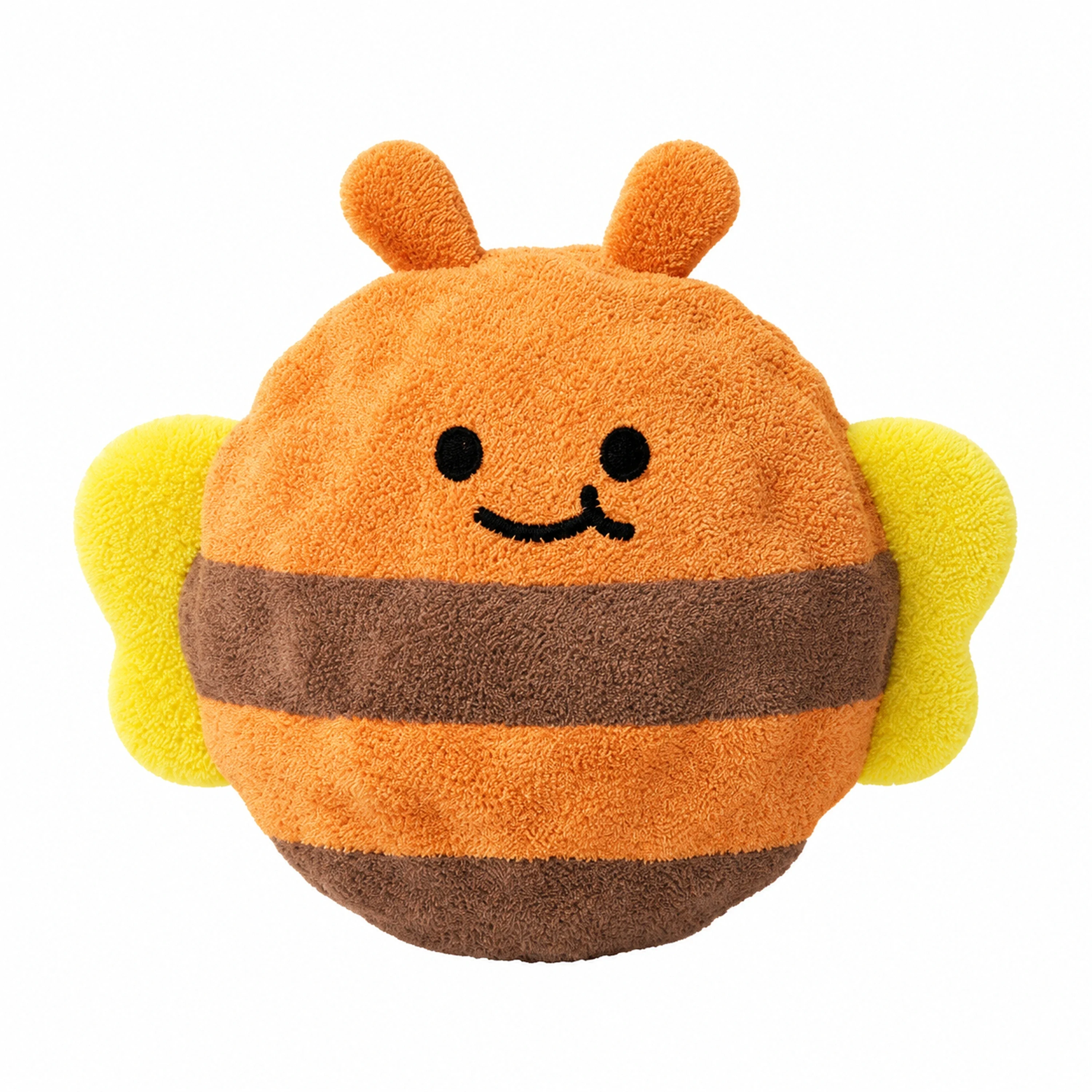 Juguete sonoro de pelota con púas para perros 5.5x6.5cm de poliéster con diseño de abeja