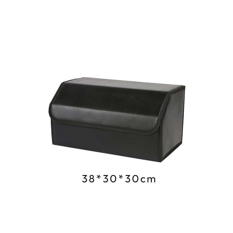 Organizador de Maletero Multitamaño Cuero PU Plegable Negro