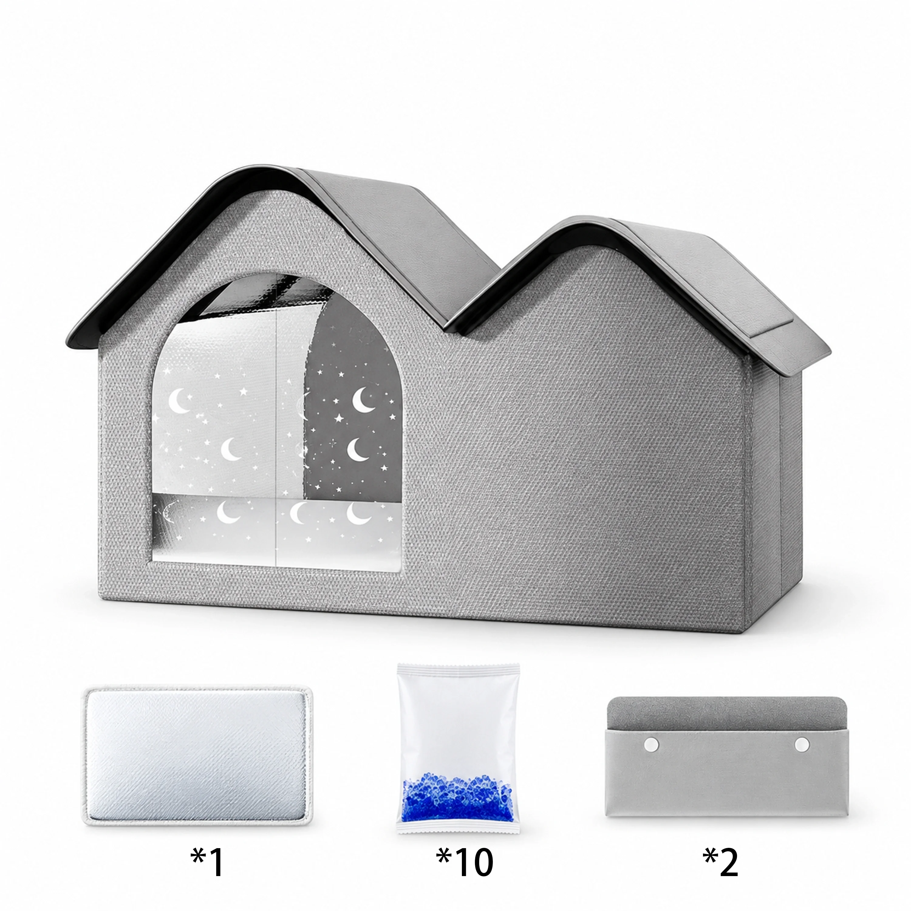 47*36*39cm Térmico Casa para Gato Lona Oxford