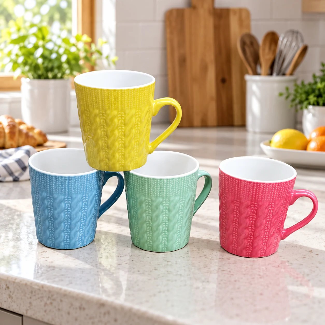 9.5*8cm/9.7*8cm Gran Capacidad Taza Cerámica