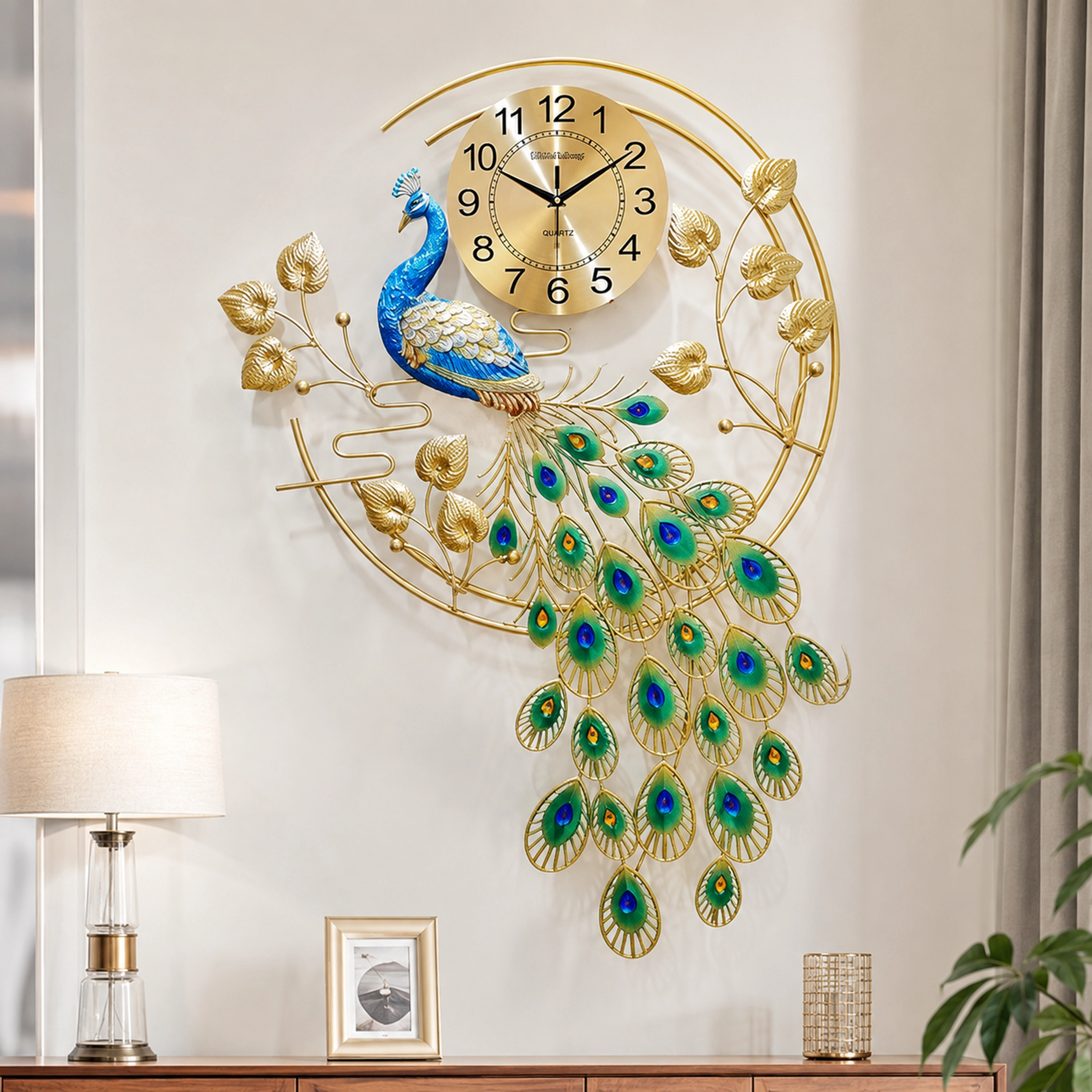 Reloj de Pared 65×93cm Hierro Silencioso image 1