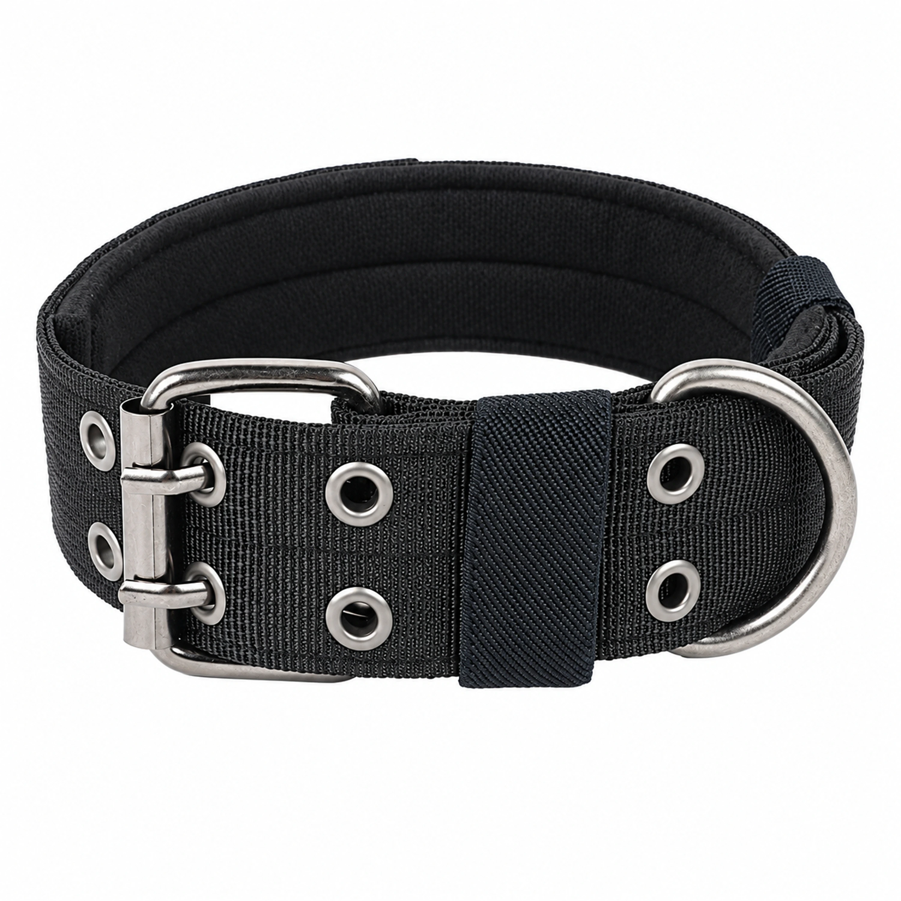 Collar para mascotas 35x35x25cm de nylon color camuflaje talla M