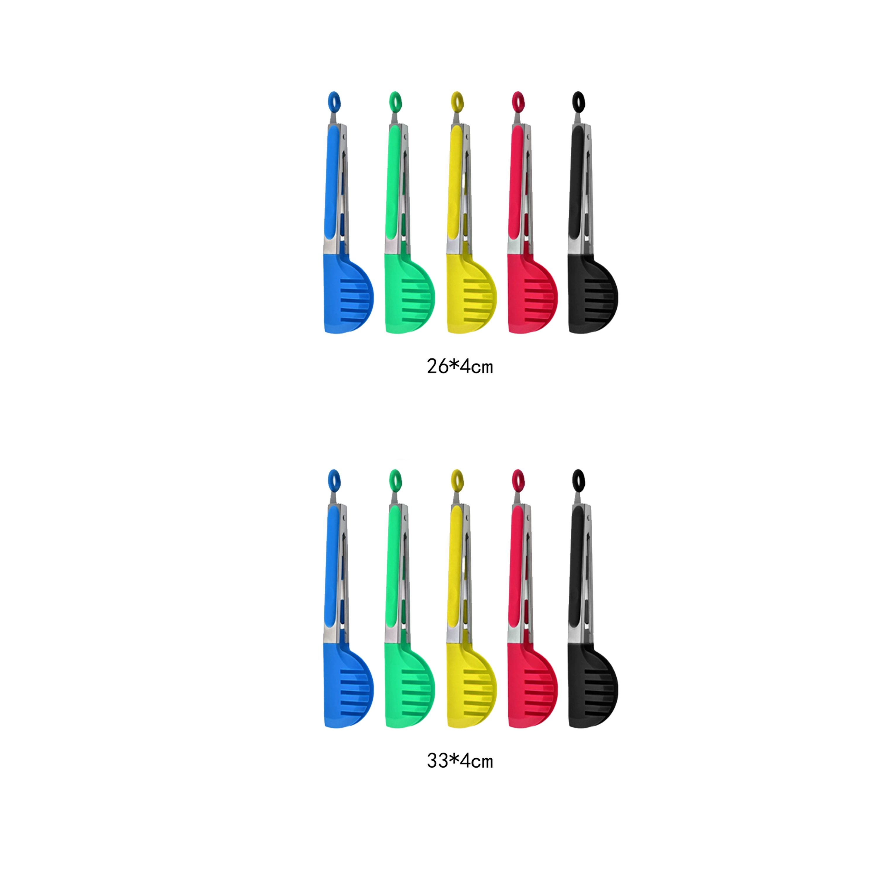 Pinza Semicircular Varias Medidas de Metal y Silicona